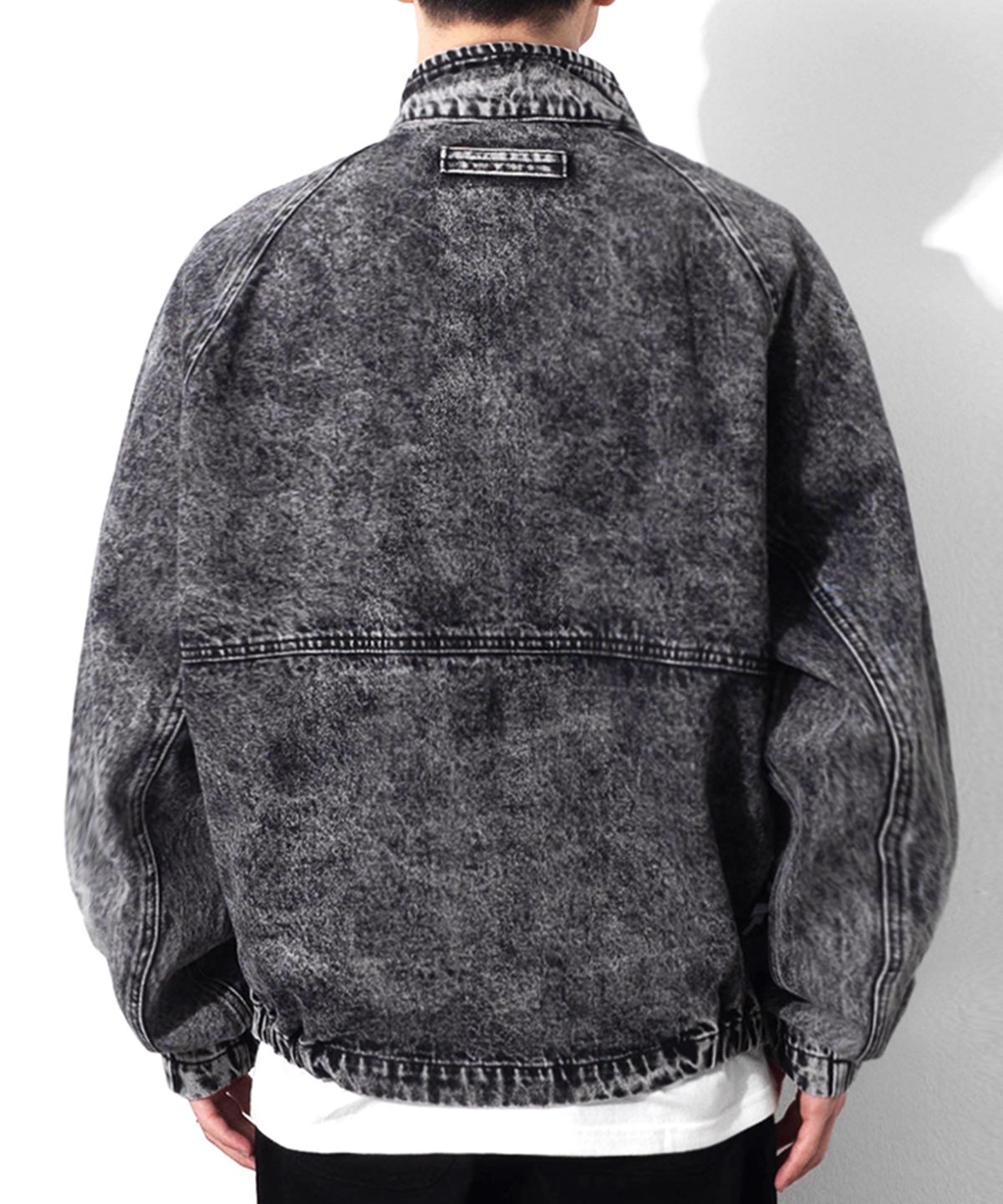 큐티에잇 가먼츠(QT8 GARMENTS) BN Denim Raglan Jacket (Grey)