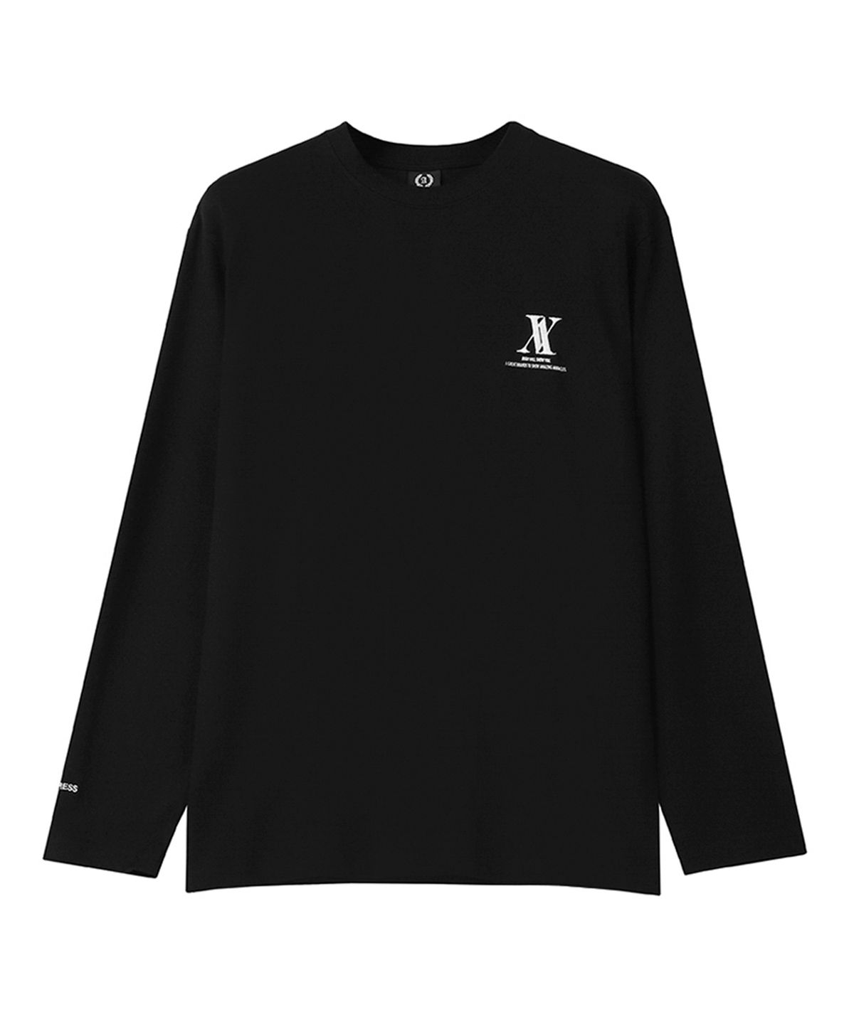어반드레스(AVANDRESS) AV LOGO BASIC LONG SLEEVE T-SHIRT WHITE