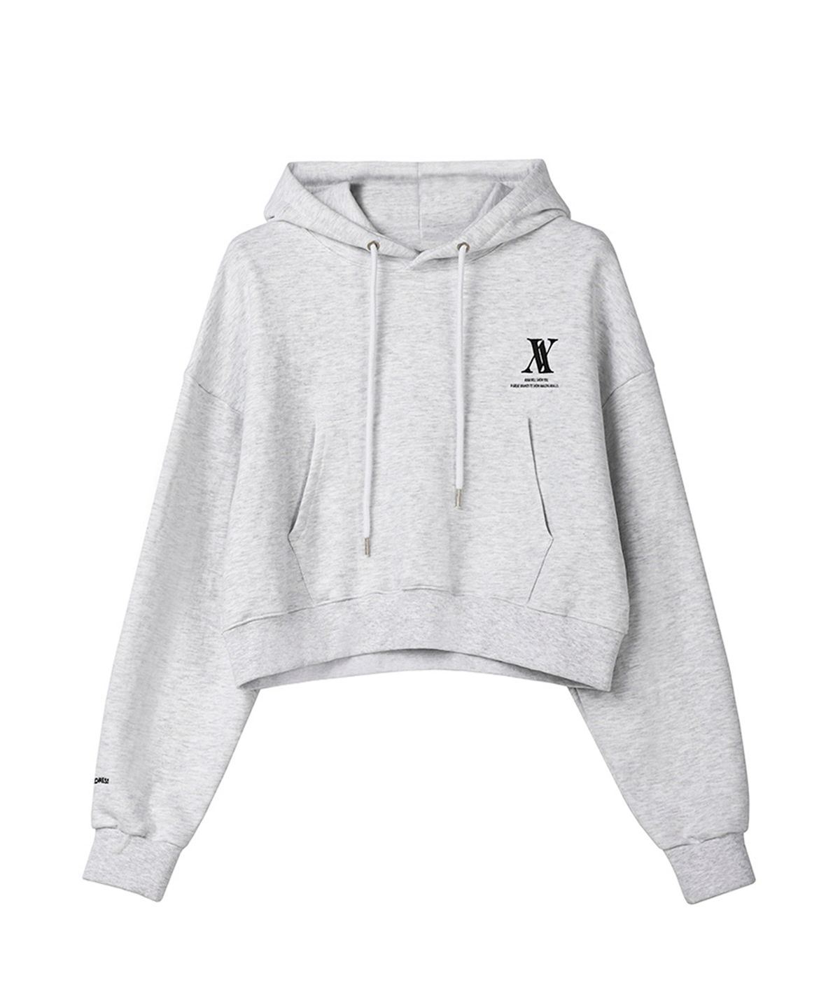 어반드레스(AVANDRESS) AV LOGO CROP HOODIE - 5COL