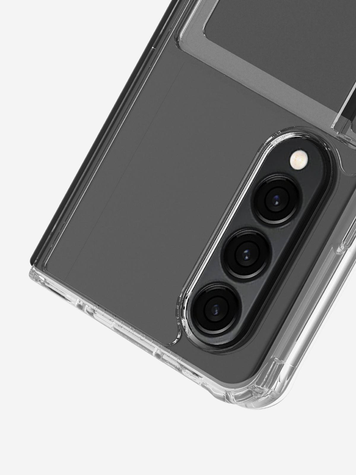 디자인스킨(DESIGNSKIN) 갤럭시Z폴드4 피닉스 프로 카드슬롯 케이스 - 클리어