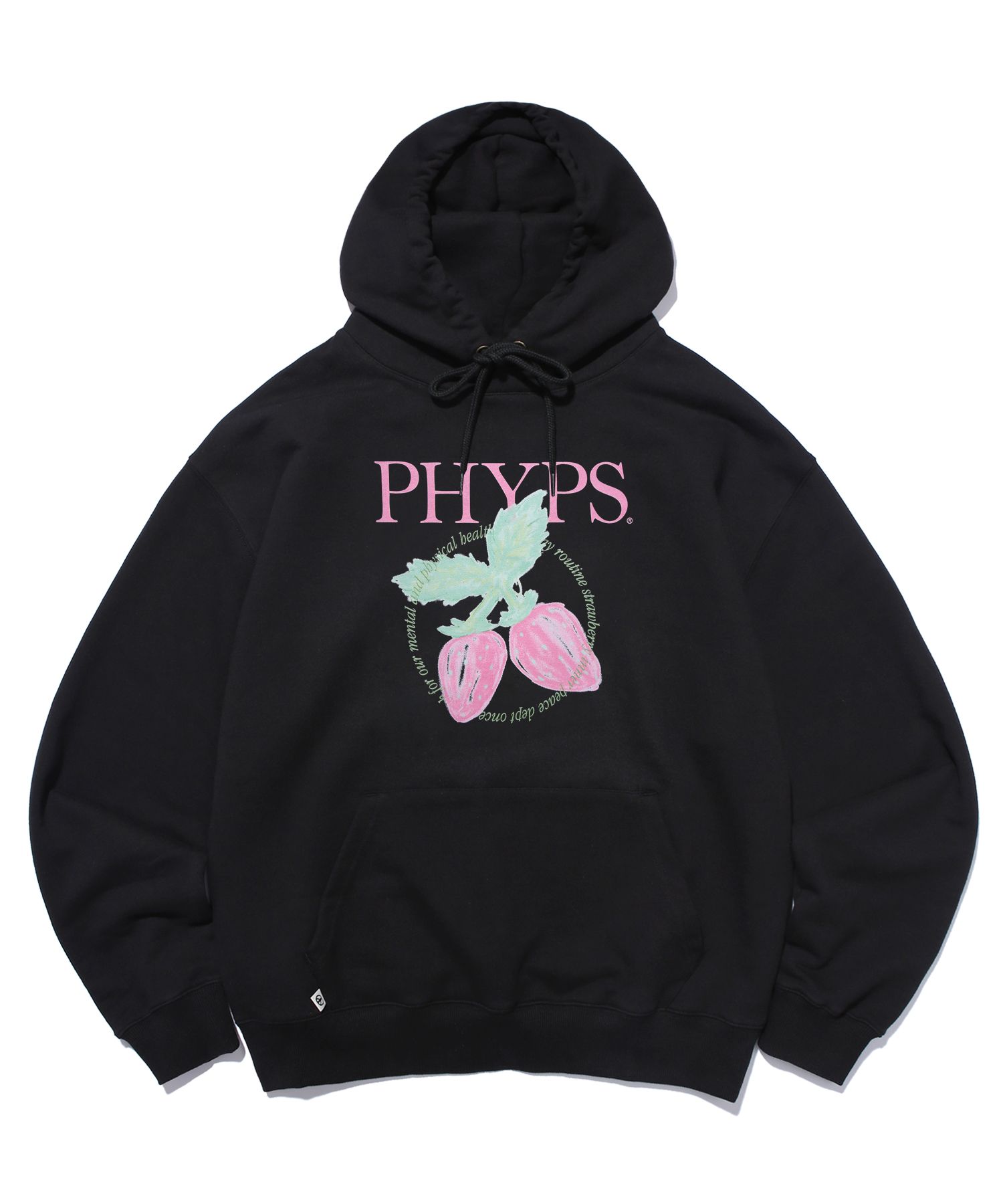 ★韓国の人気★【PHYPS】★STRAWBERRY HOODI.E★パーカー★ ☆韓国の人気☆【PHYPS】☆STRAWBERRY HOODI.E☆パーカー