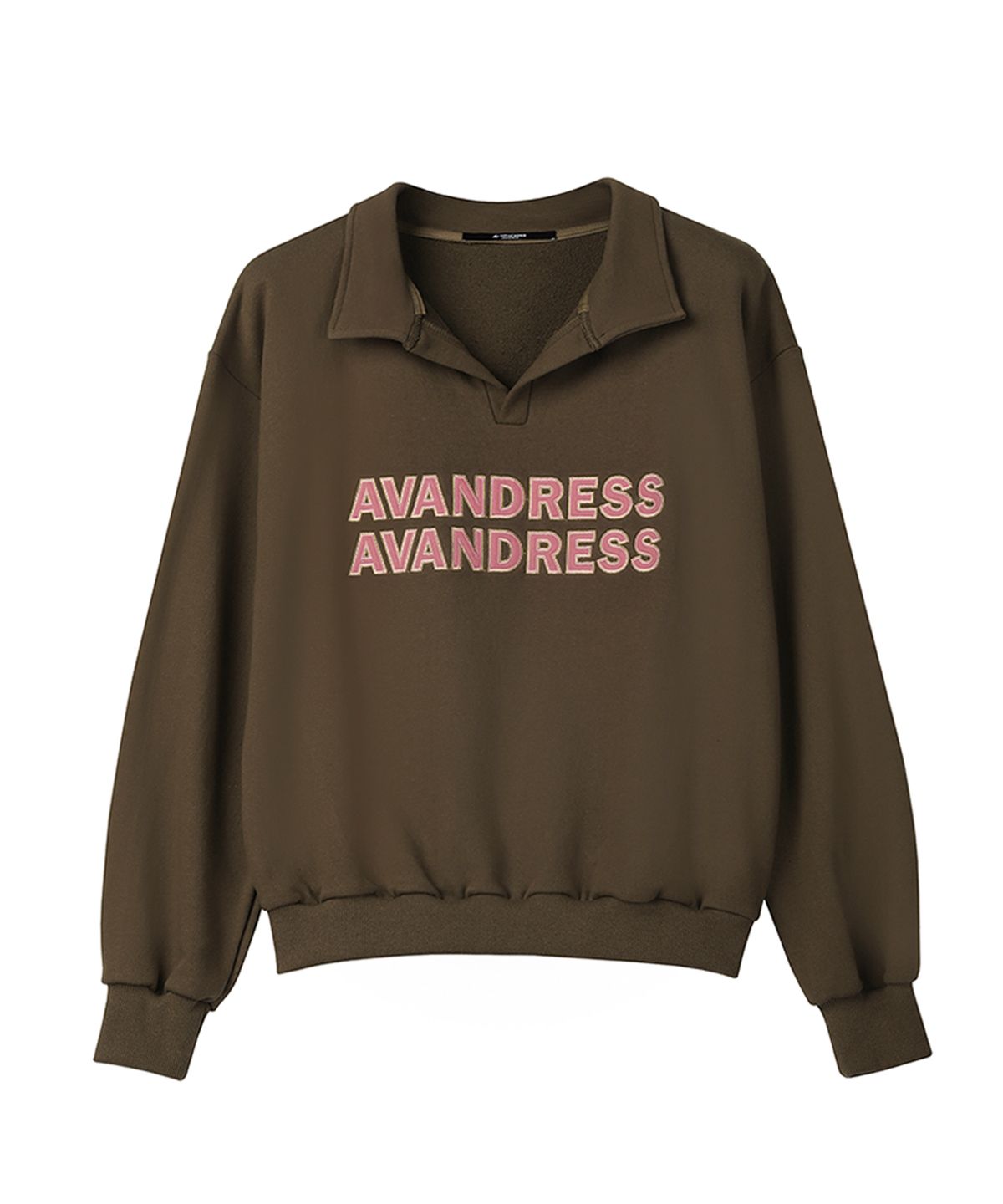어반드레스(AVANDRESS) VIVID APPLIQUE collar MTM GREEN