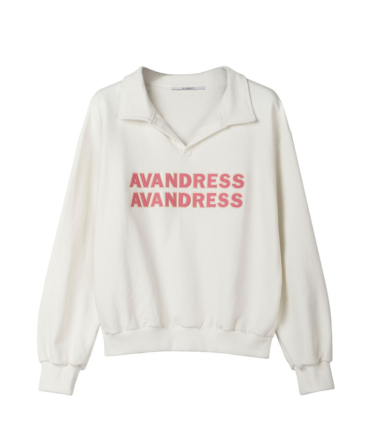 어반드레스(AVANDRESS) VIVID APPLIQUE collar MTM NAVY