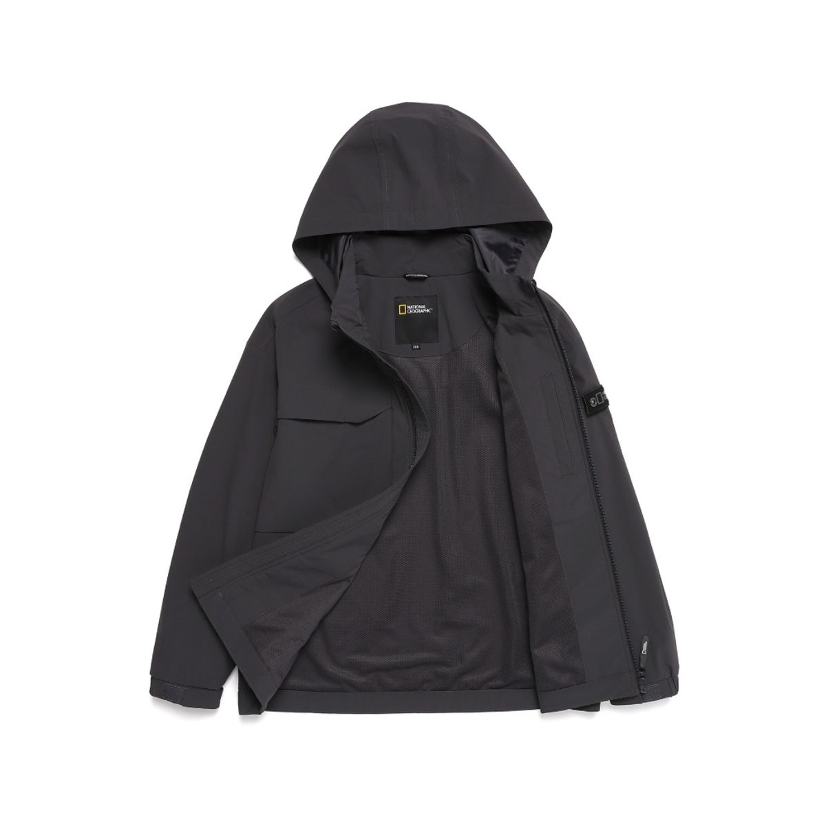 내셔널지오그래픽 키즈(NATIONAL GEOGRAPHIC KIDS) K223UJP810 에션셜 메쉬 점퍼 C GREY