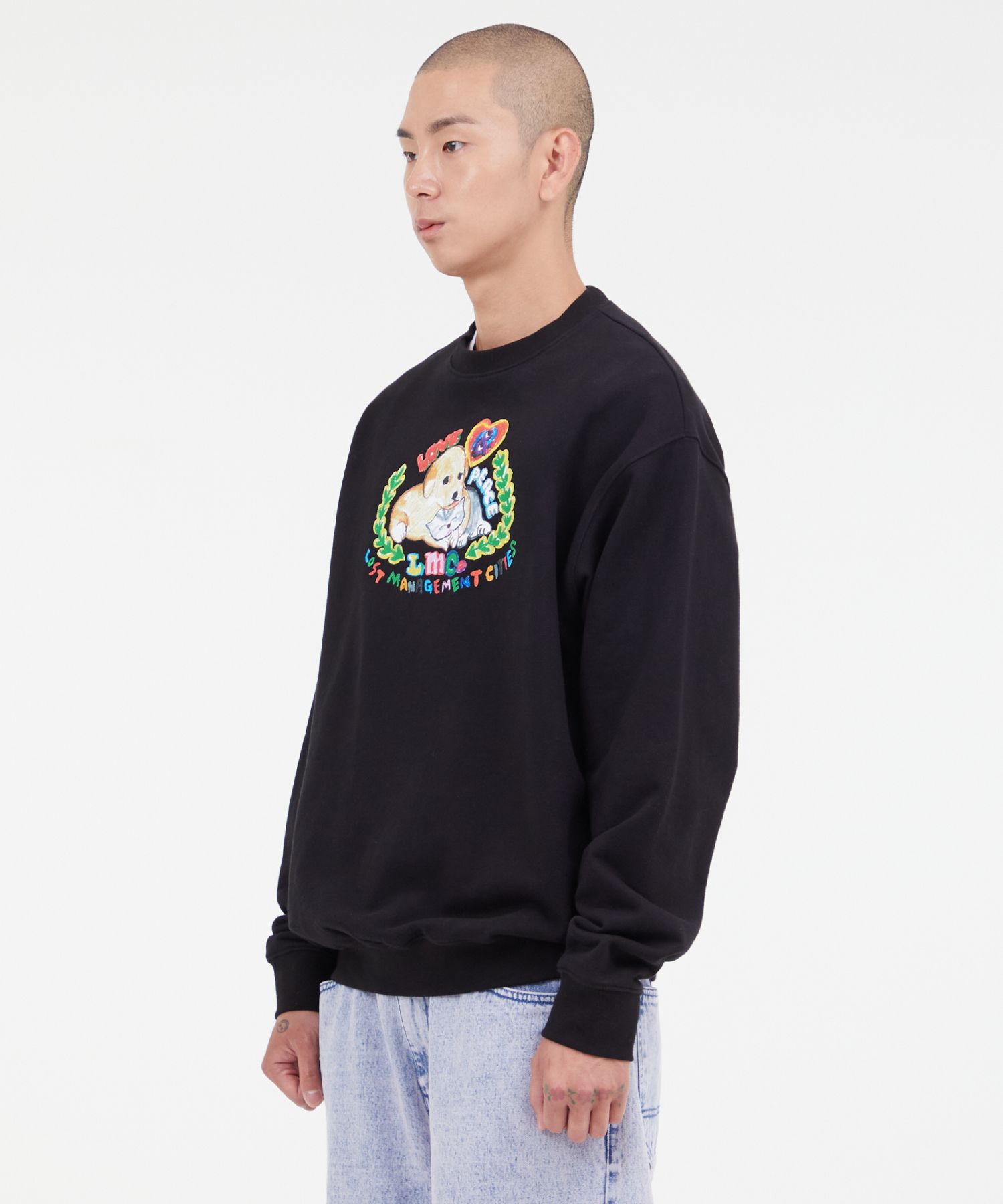 [ LMC ]★LMC PET FRIENDS SWEATSHIRT MUSINSA | LMC LMC PET FRIENDS SWEATSHIRT black