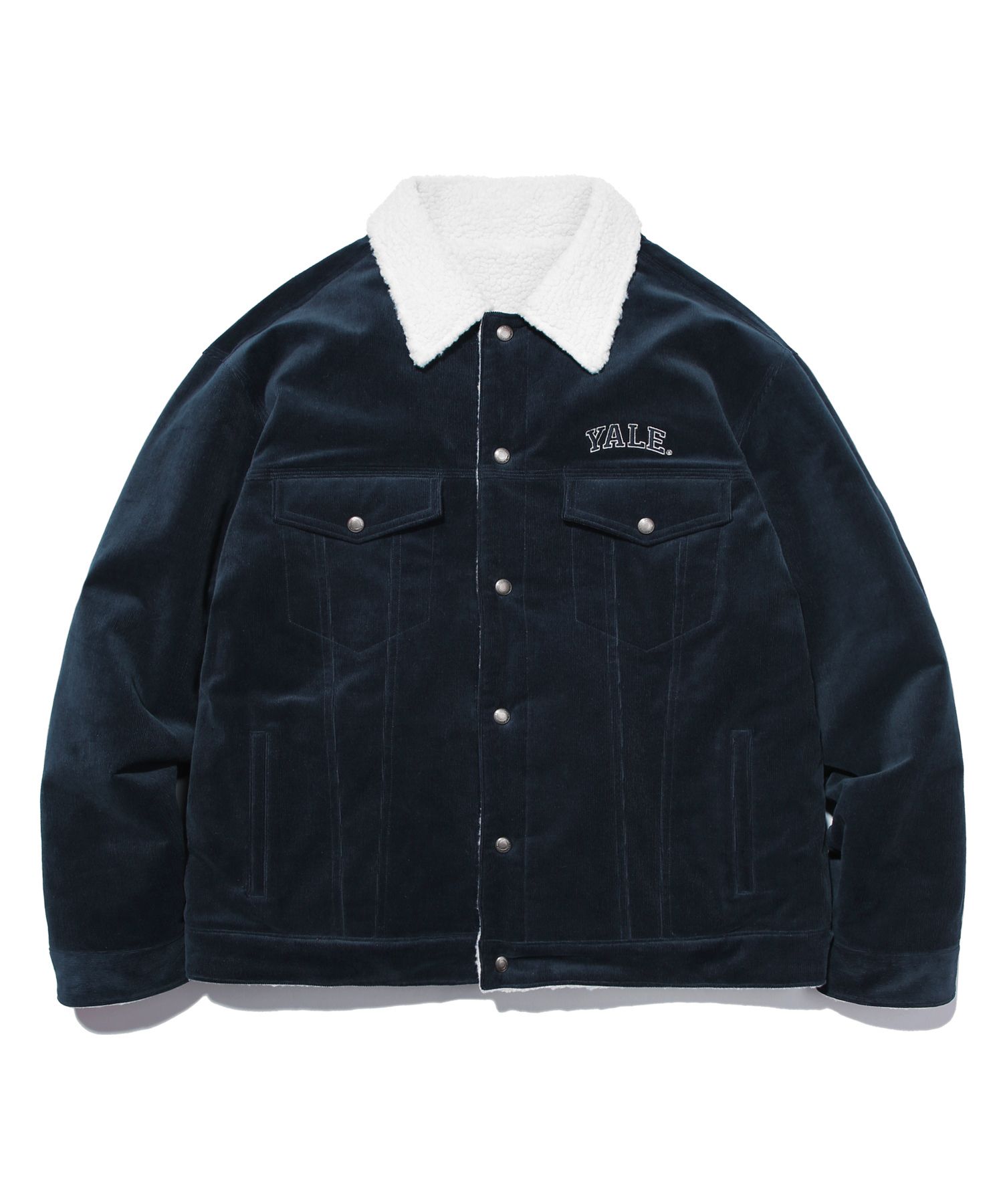 ずとまよ Corduroy Wappen Jacket (Navy) M Corduroy Wappen Jacket
