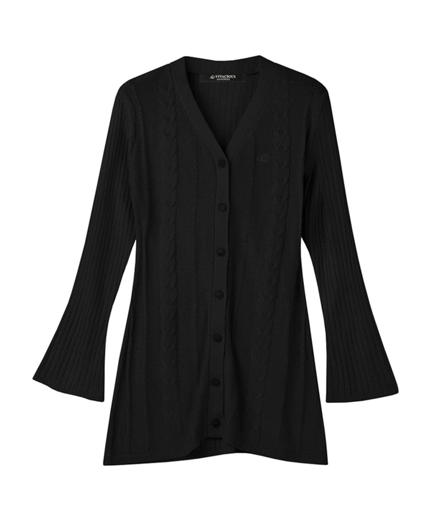 어반드레스(AVANDRESS) Punching Knit Dress BLACK - 사이즈