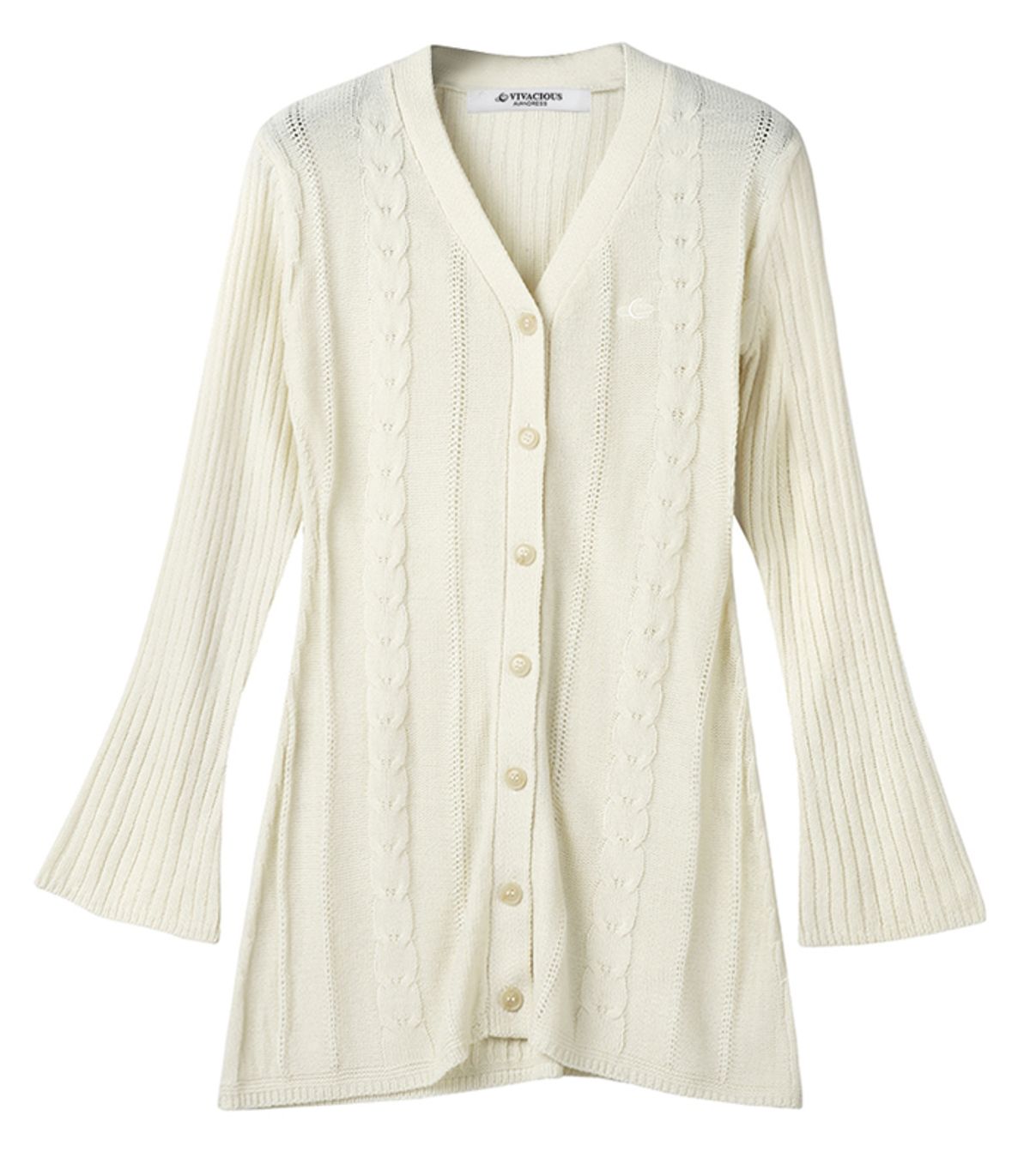 어반드레스(AVANDRESS) Punching Knit Dress IVORY