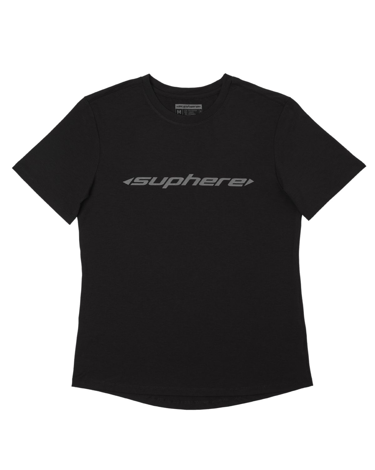 수피어(SUPHERE) 머슬핏 반팔 티셔츠 [블랙]