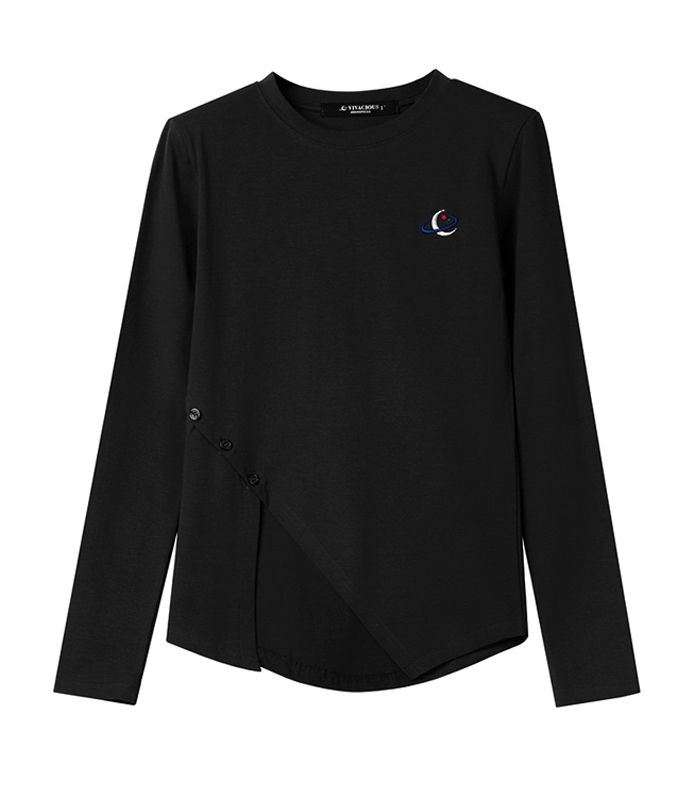 AVANDRESS★韓国★日本未入荷★Pad Oblique Incision T-shirt MUSINSA公式 | AVANDRESS Pad Oblique Incision T-shirt BLACK