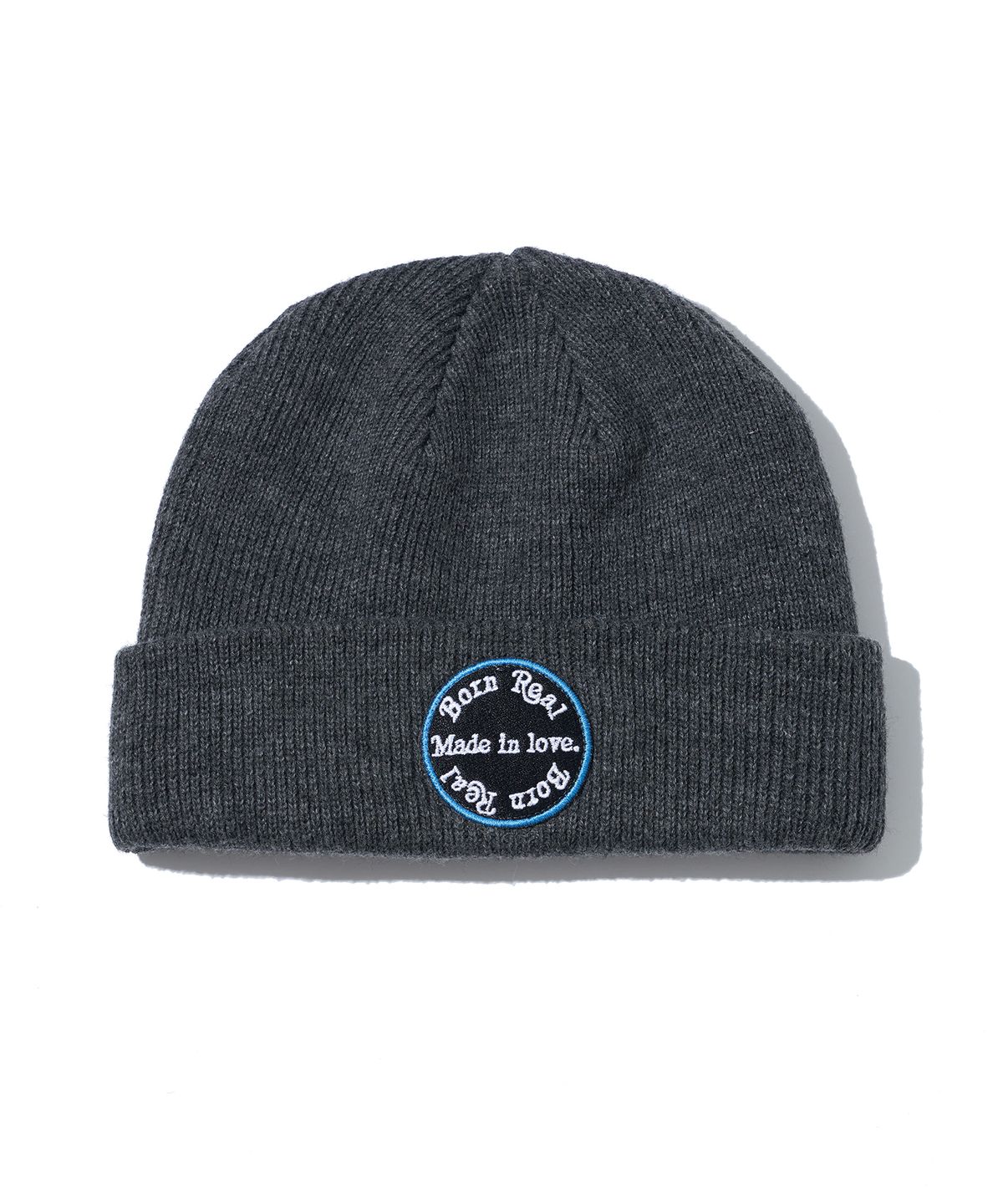 잇터(ITER) [FACE LINE] FACE LOGO BEANIE_CHARCOAL