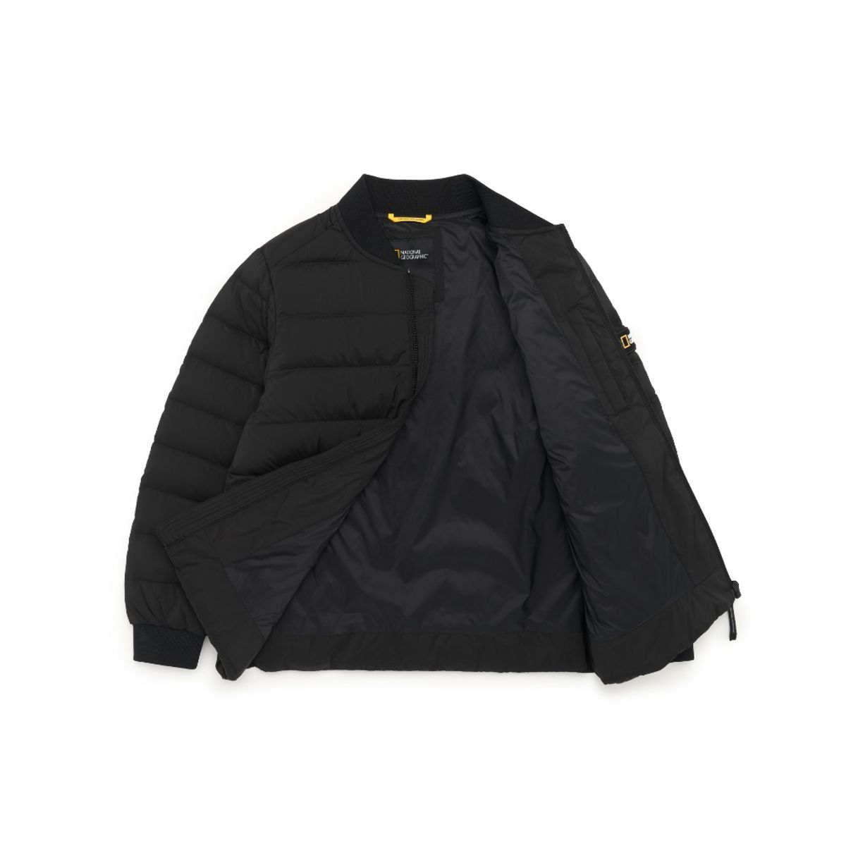 내셔널지오그래픽 키즈(NATIONAL GEOGRAPHIC KIDS) K224UDW910 야구넥 경량 다운 점퍼 CARBON BLACK