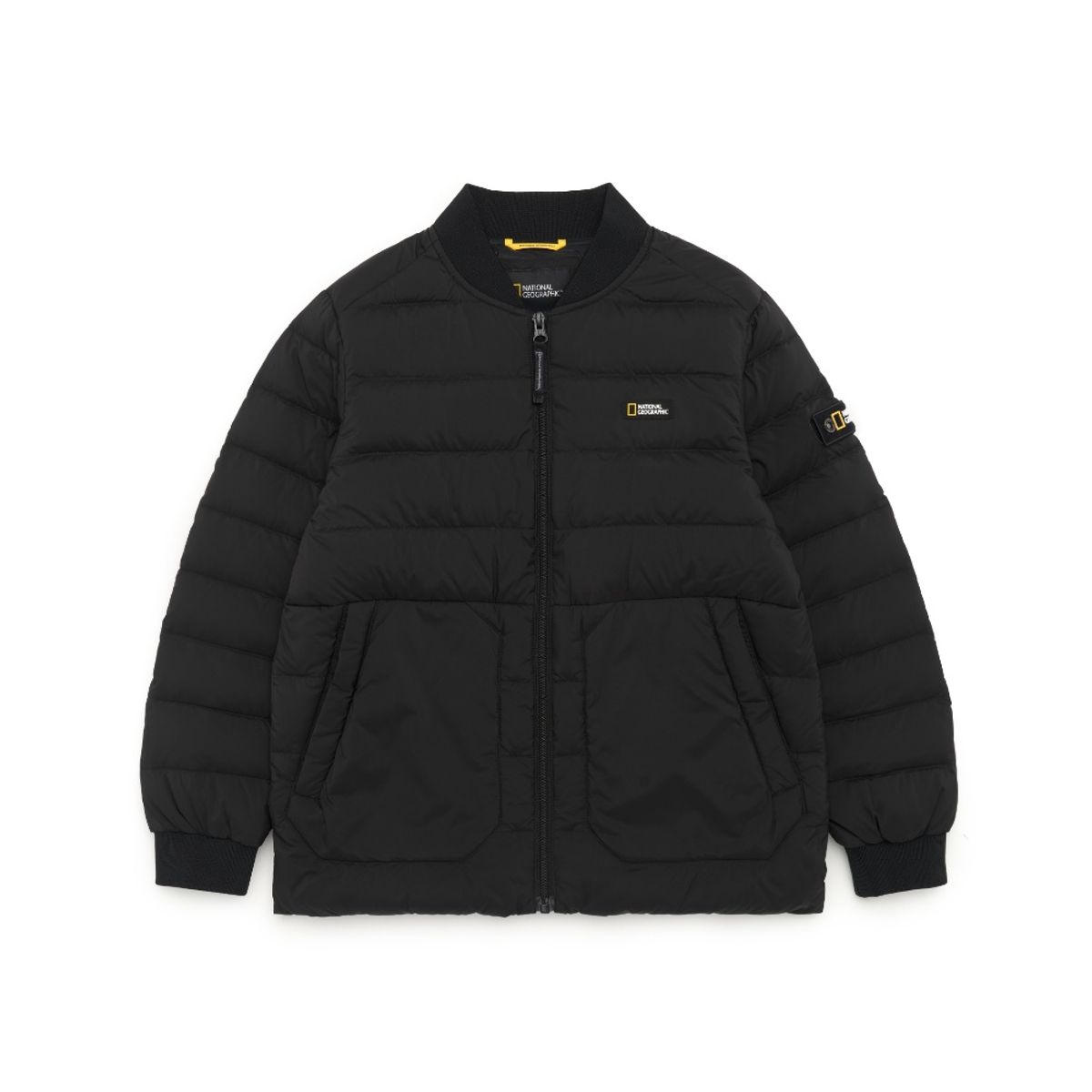 내셔널지오그래픽 키즈(NATIONAL GEOGRAPHIC KIDS) K224UDW910 야구넥 경량 다운 점퍼 CARBON BLACK