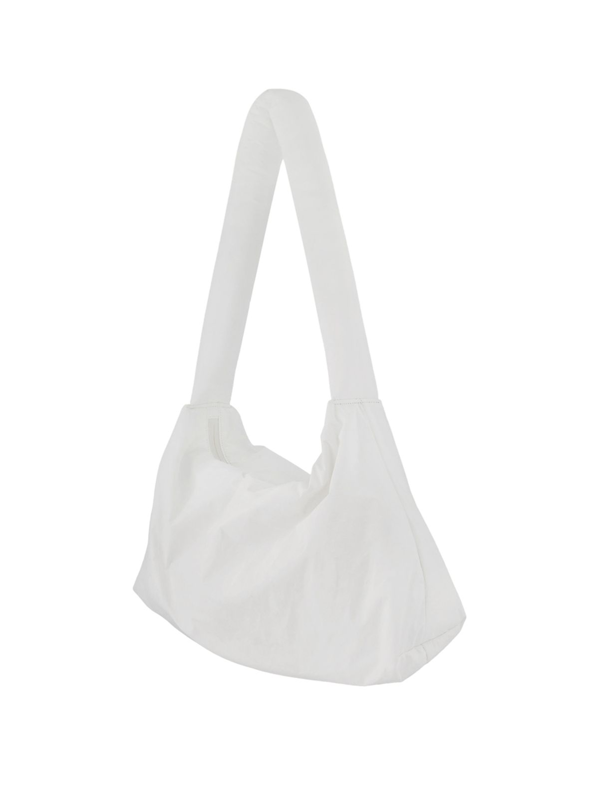 무음(MUWM) 퍼프업 빅백 Puff-Up Big Bag (White/Lemon Yellow)