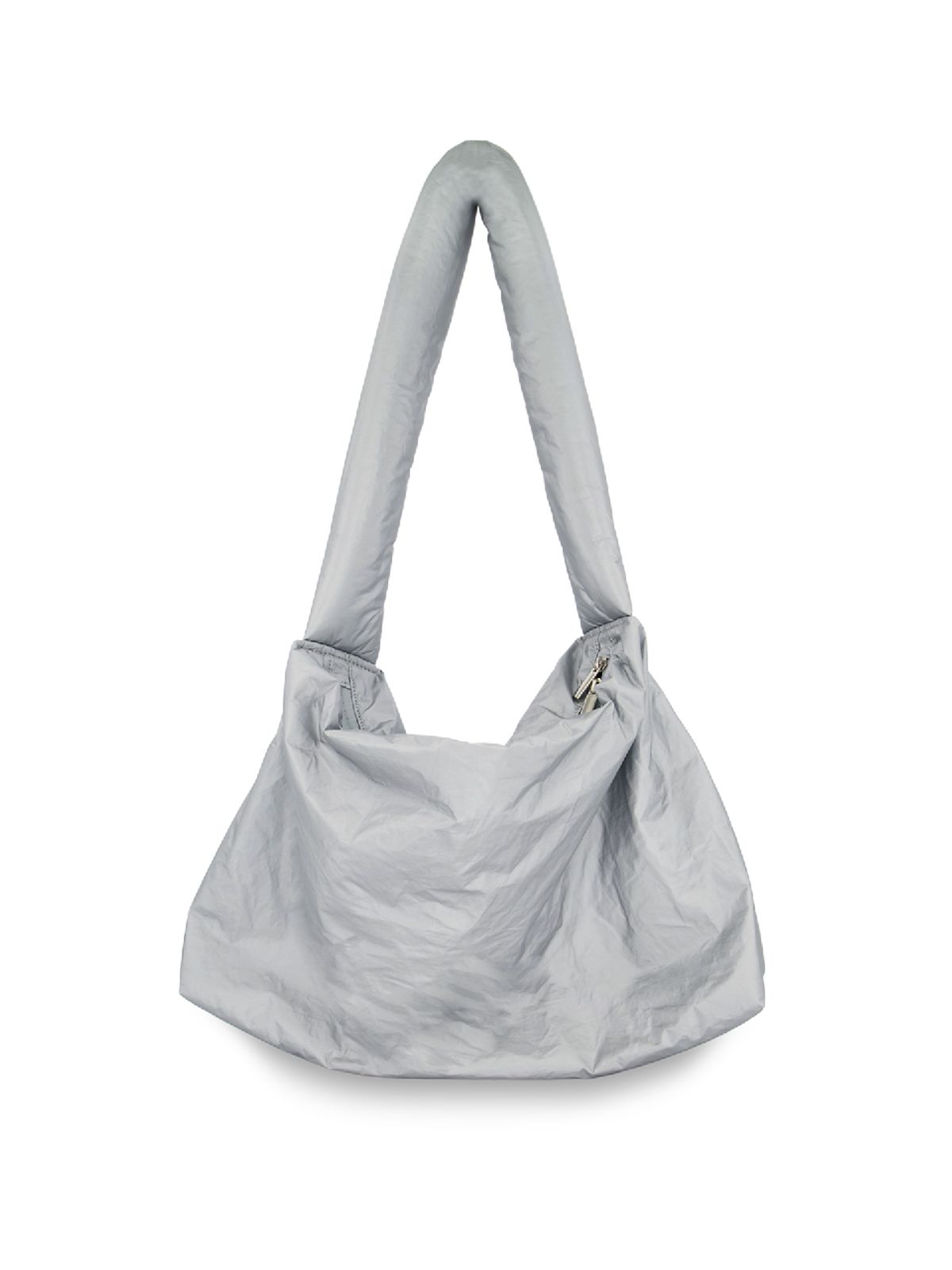 무음(MUWM) 퍼프업 빅백 Puff-Up Big Bag (Silver/Blush Pink)