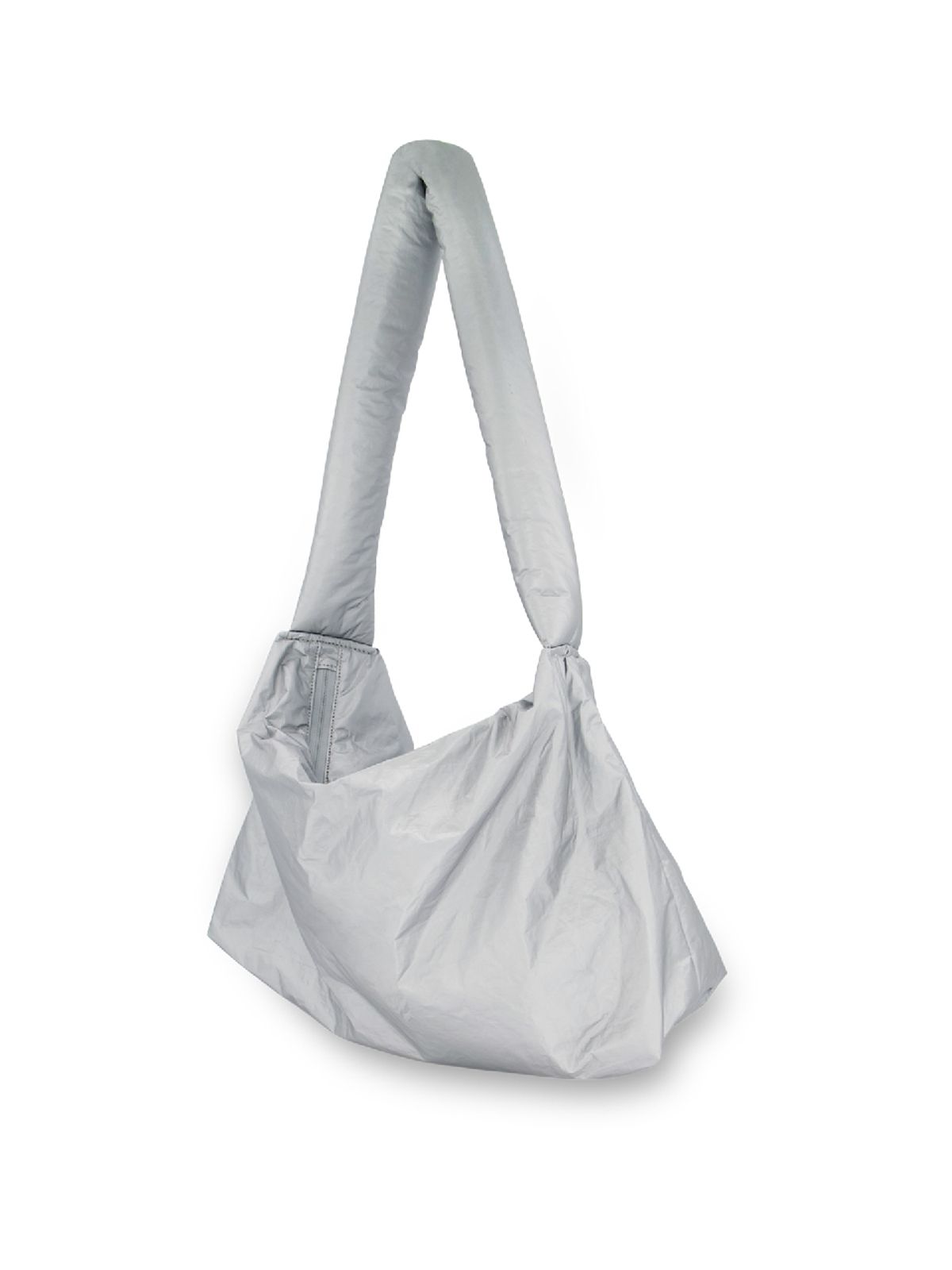 무음(MUWM) 퍼프업 빅백 Puff-Up Big Bag (Silver/Blush Pink)