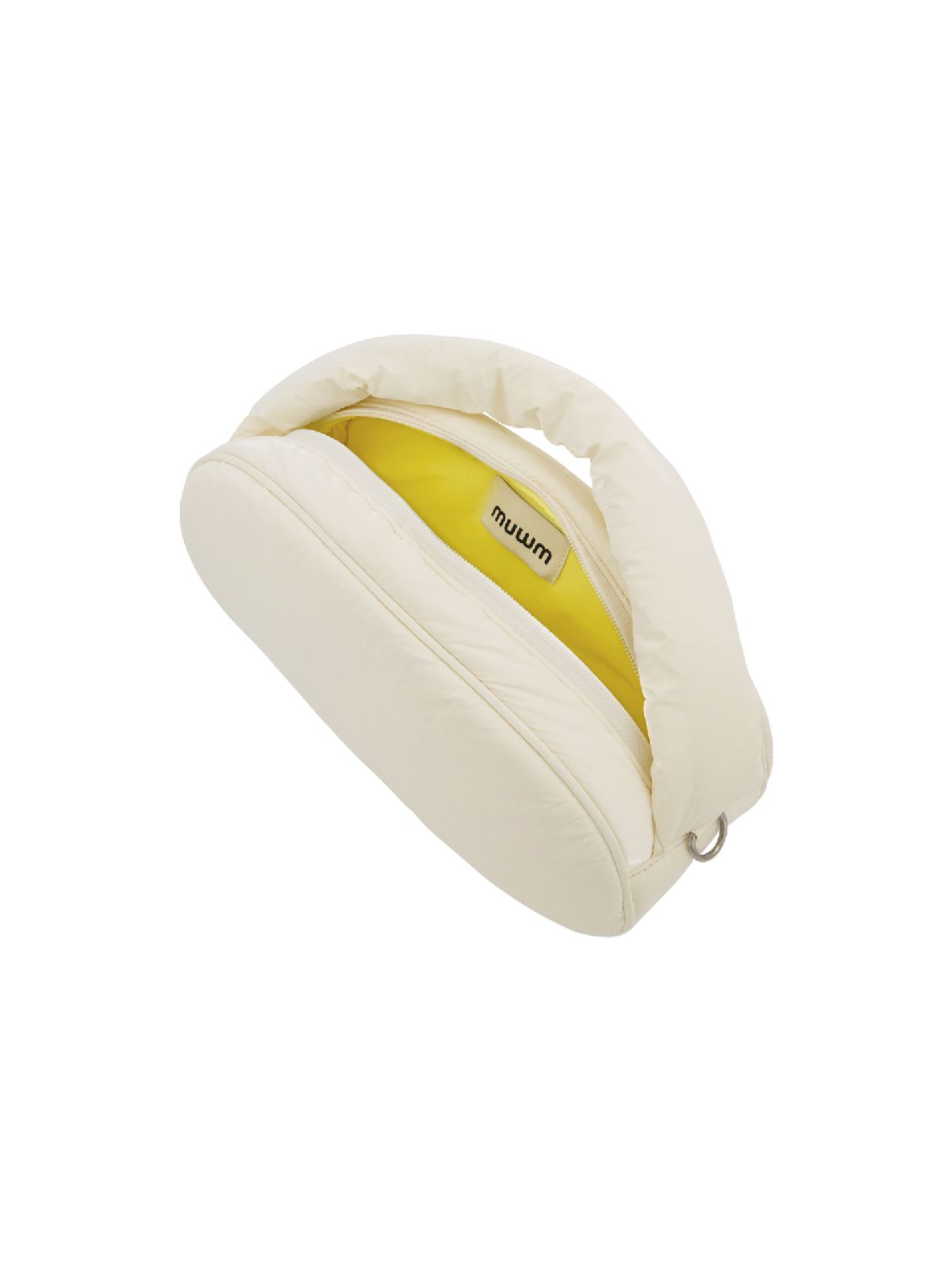 무음(MUWM) [리퍼브] 퍼프업백 Puff-Up Bag (Cream/Sunny Yellow)