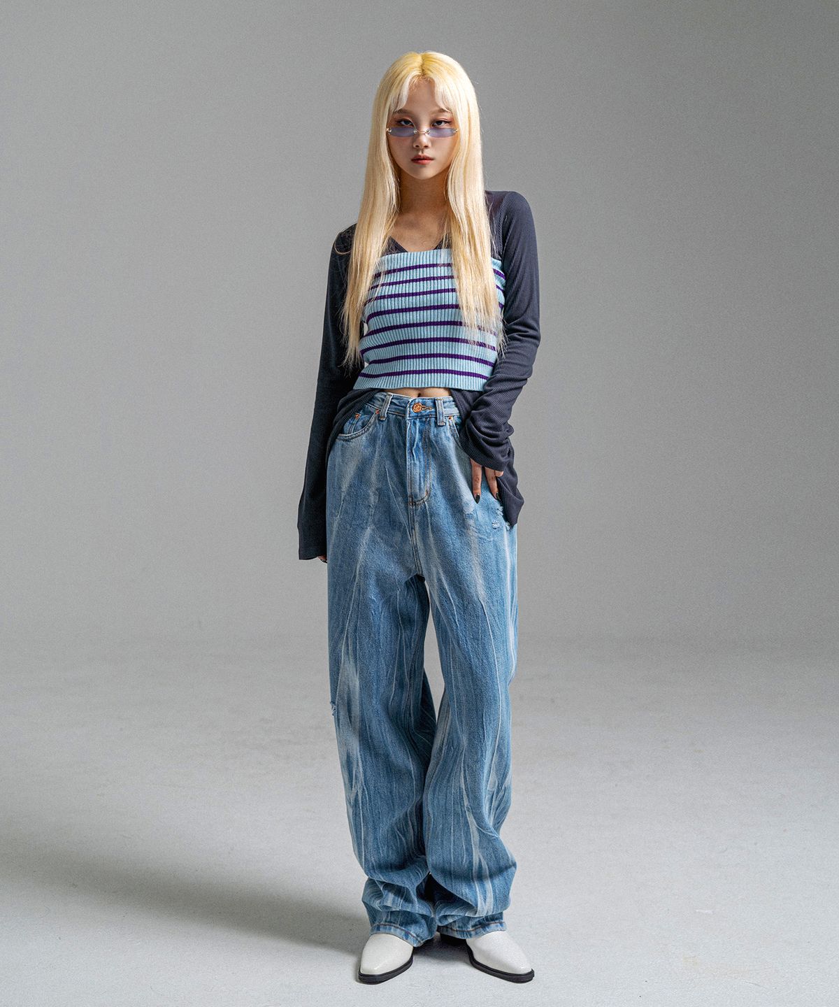 판도라핏(PANDORAFIT) [WIDE] Pacific Jeans