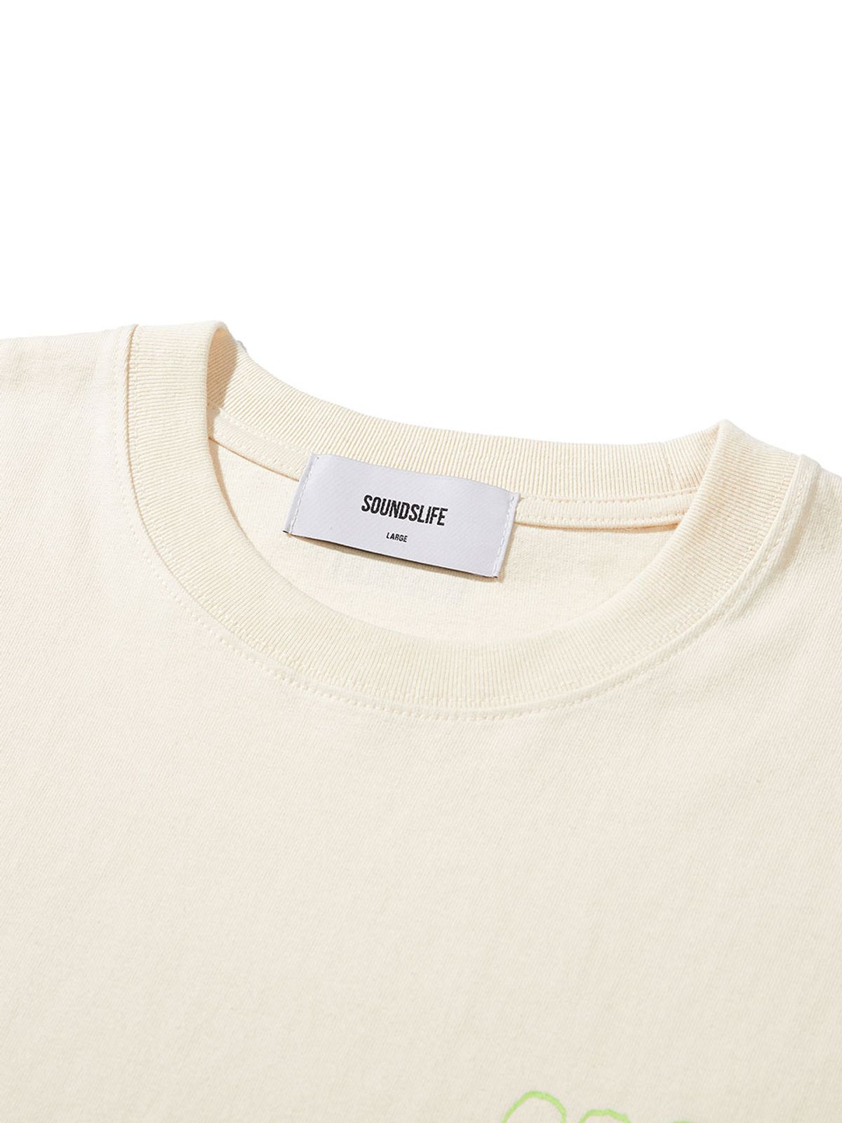 사운즈라이프(SOUNDSLIFE) CADEJO X SOUNDSLIFE Short Sleeve T-Shirt Ivory