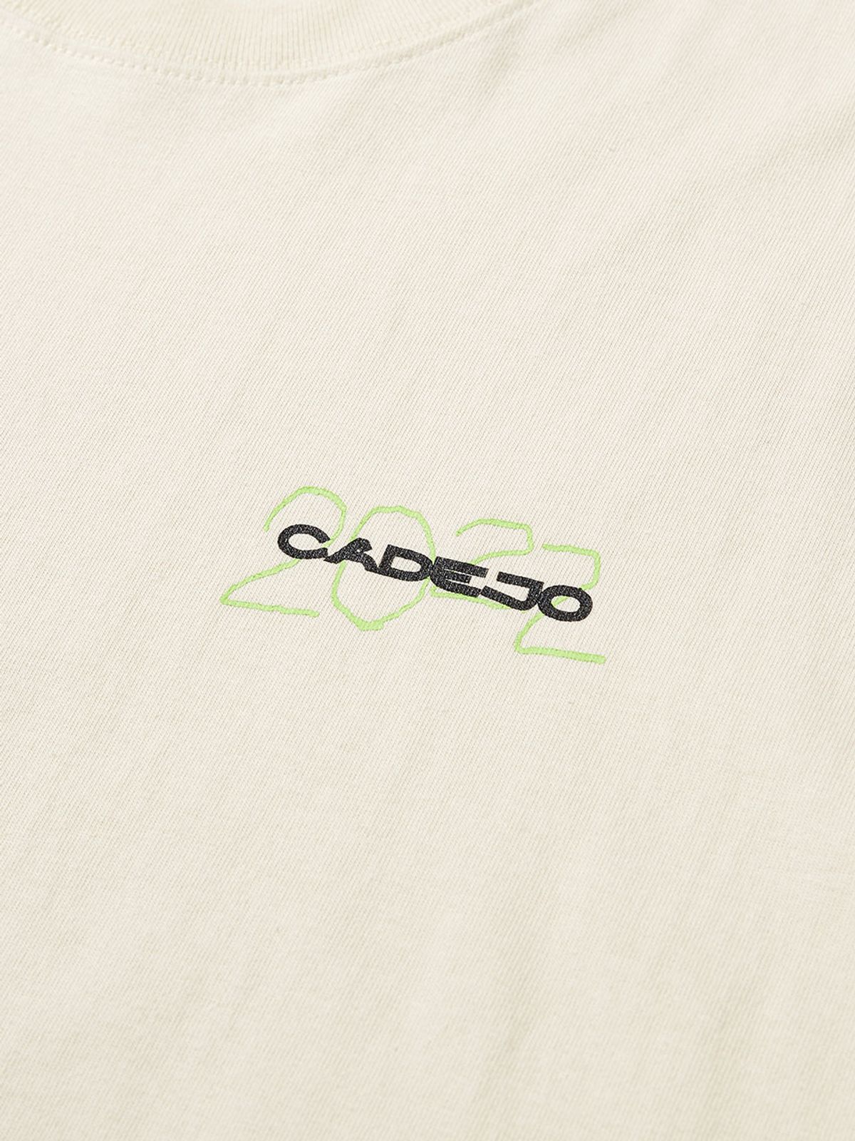 사운즈라이프(SOUNDSLIFE) CADEJO X SOUNDSLIFE Short Sleeve T-Shirt Ivory