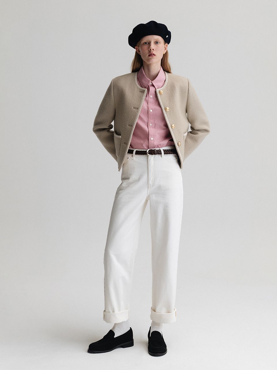 MUSINSA公式 | DUNST FOR WOMEN CLASSIC BOUCLE TWEED JACKET