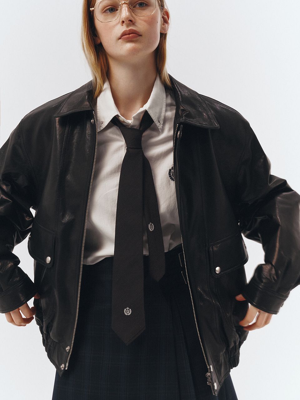 MUSINSA公式 | DUNST FOR WOMEN UNISEX OVERSIZED VINTAGE LEATHER