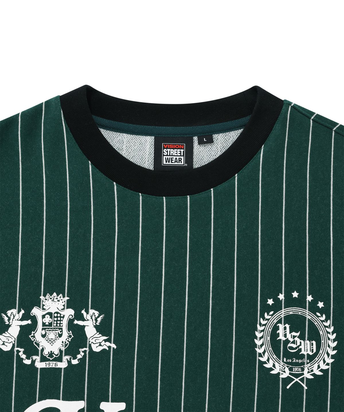 비전스트릿웨어(VISION STREETWEAR) VSW Vision Team Crewneck Dark Green
