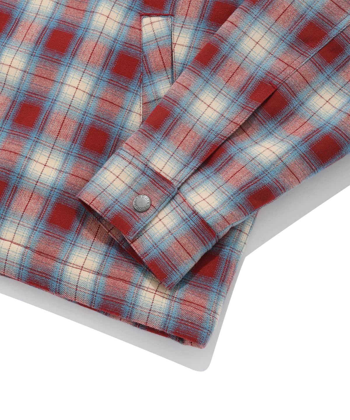 비전스트릿웨어(VISION STREETWEAR) VSW Angel Check Jacket Red