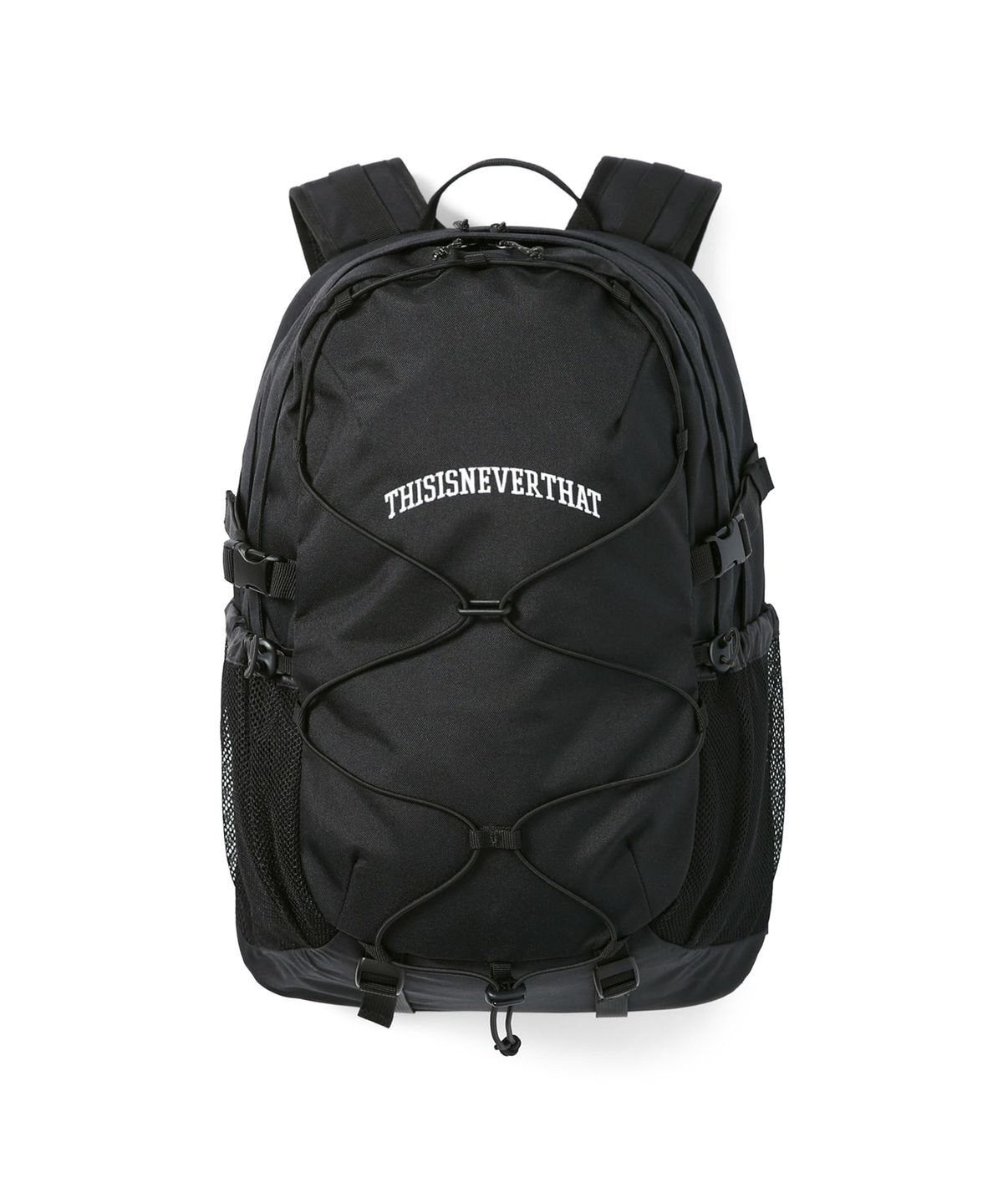 디스이즈네버댓(THISISNEVERTHAT) Arch-Logo Backpack 26 Black