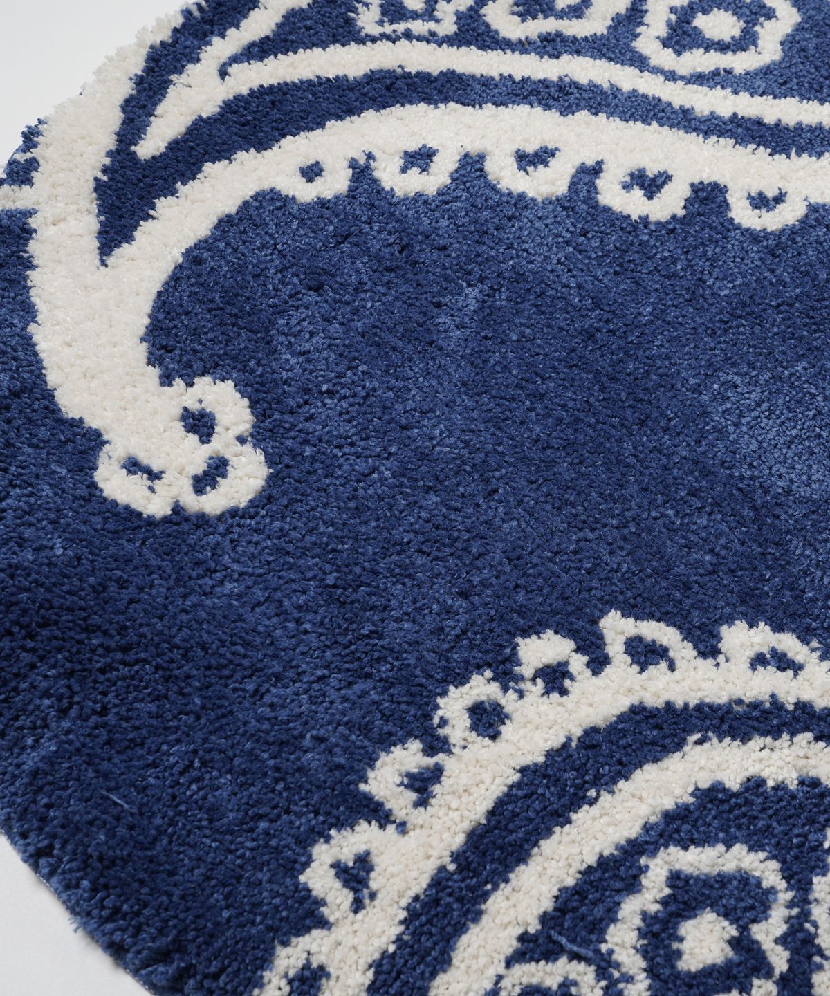 프리즘웍스(FRIZMWORKS) PAISLEY ROUND RUG (80*80) _ NAVY