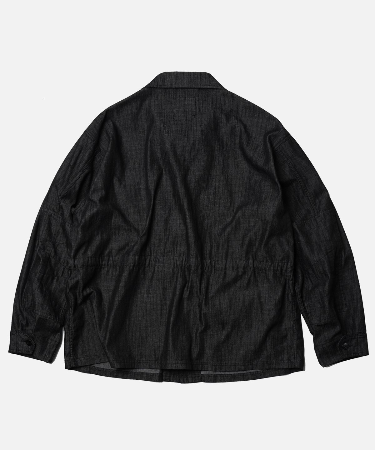 프리즘웍스(FRIZMWORKS) DENIM OVERSIZED BDU JACKET _ BLACK