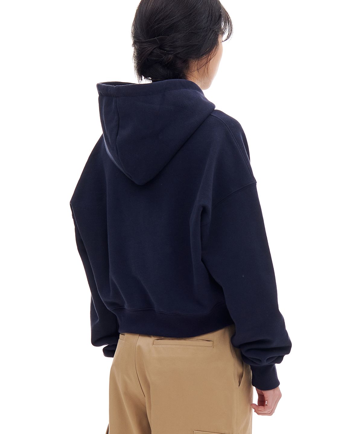 아카이브 볼드(ARCHIVE BOLD) 939 LOGO CROP HOOD (NAVY)