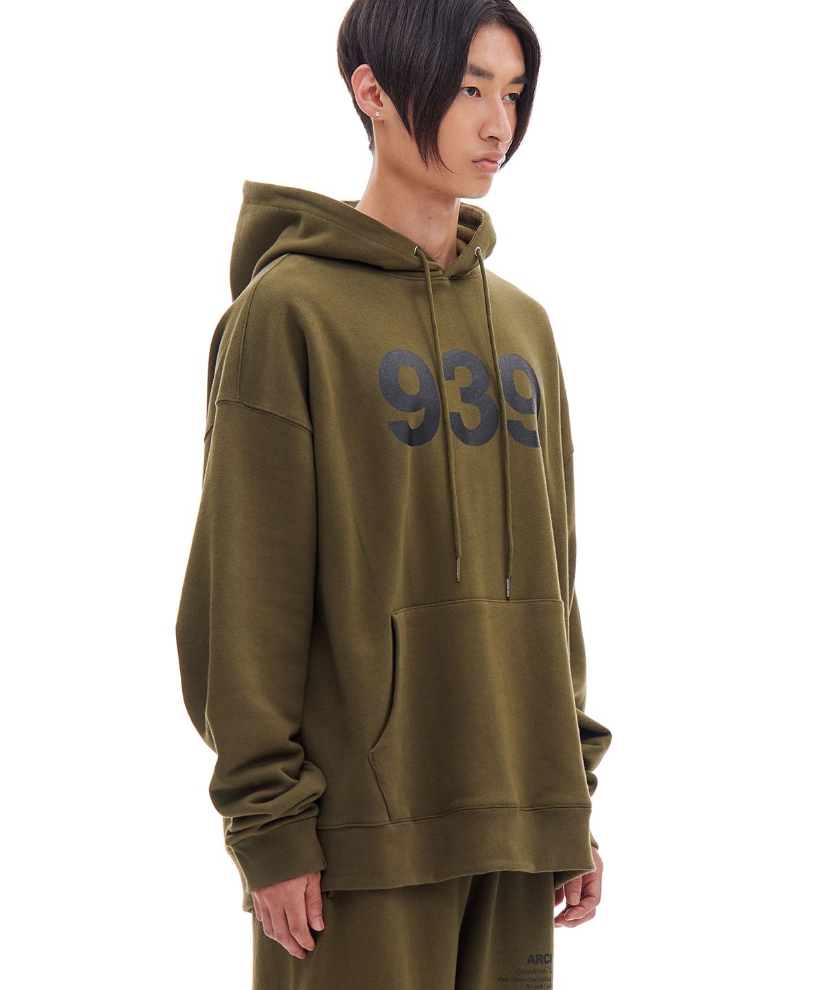 아카이브 볼드(ARCHIVE BOLD) 939 LOGO HOOD (OLIVE)