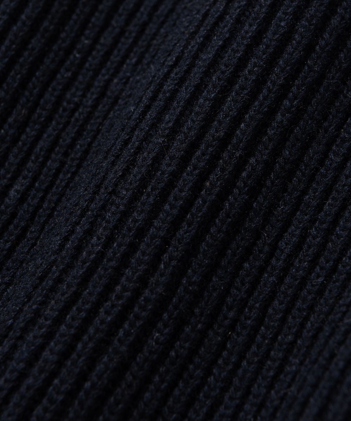 니티드(KNITTED) 와플 헤비 라운드 가디건 NAVY
