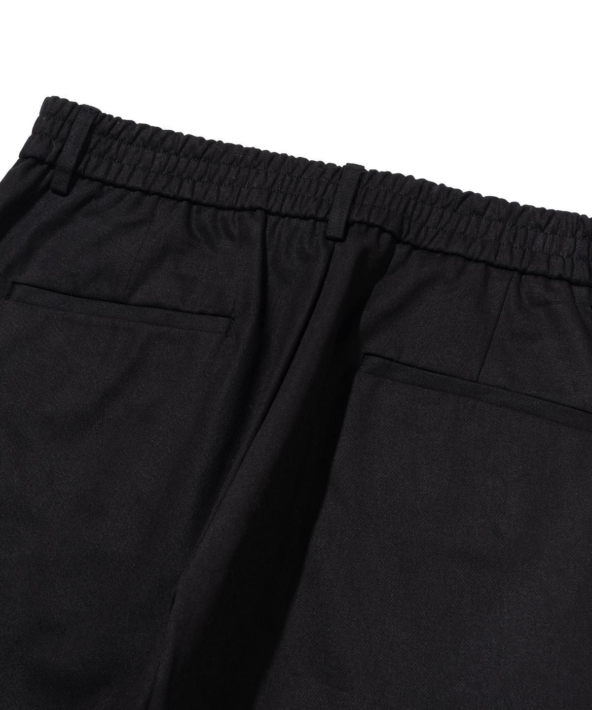 니티드(KNITTED) [Knitted X BDKD] 커브드 와이드 치노 팬츠 BLACK