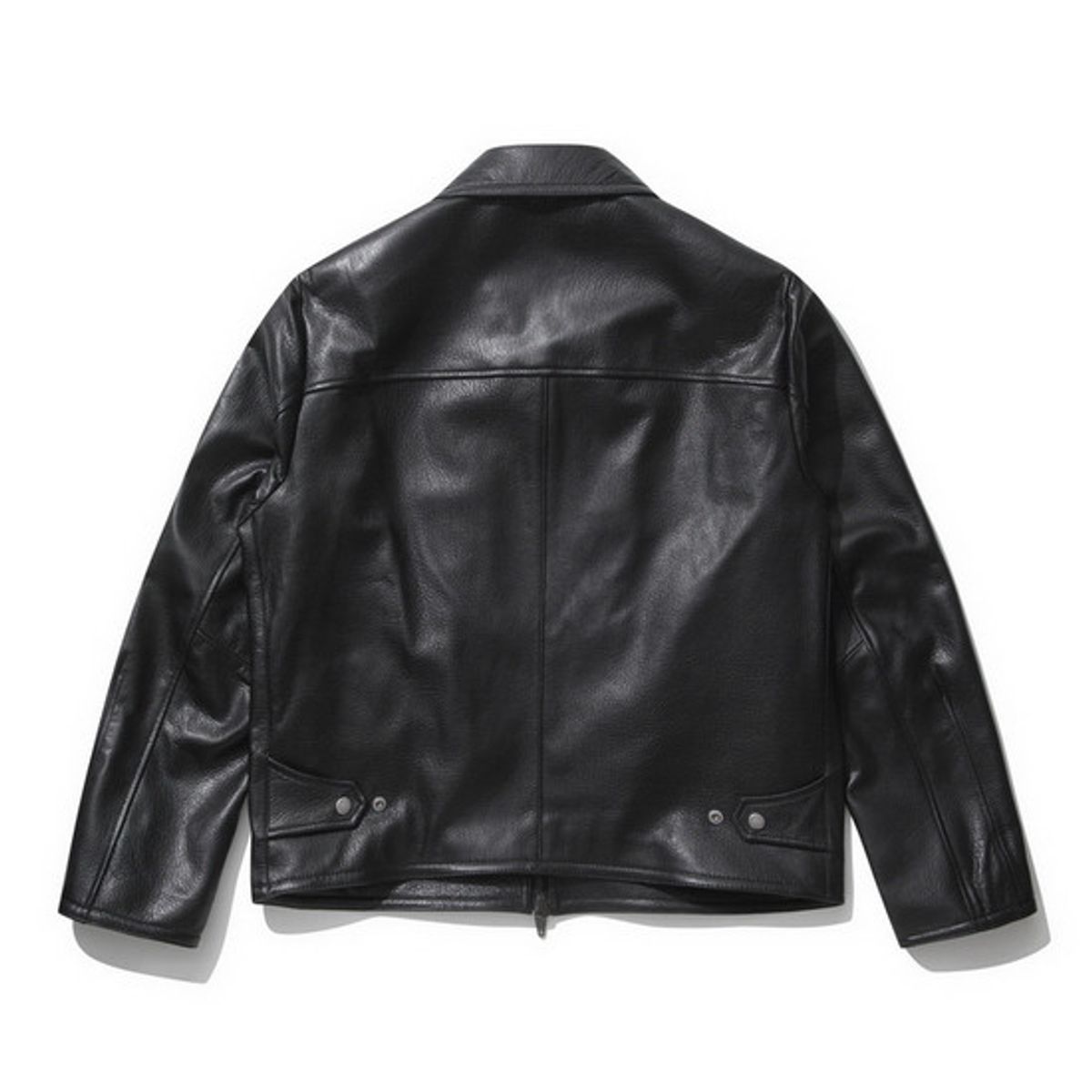 커스텀멜로우(CUSTOMELLOW) shoulder pad leather jacket_CWUDW22711BKX