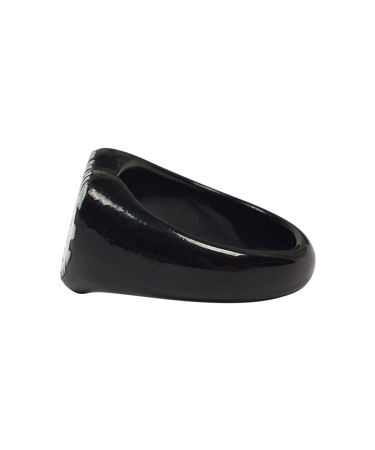 러브이즈트루(LUVISTRUE) MZ LOGO RING(BLACK)