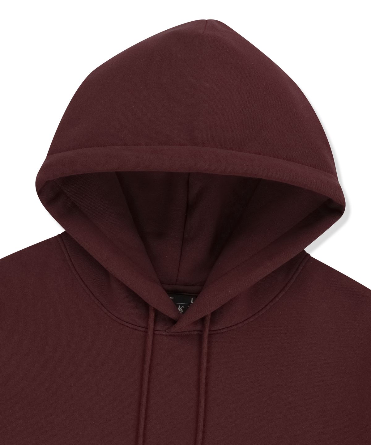 브라운브레스(BROWNBREATH) TAG OG HOODIE - BURGUNDY