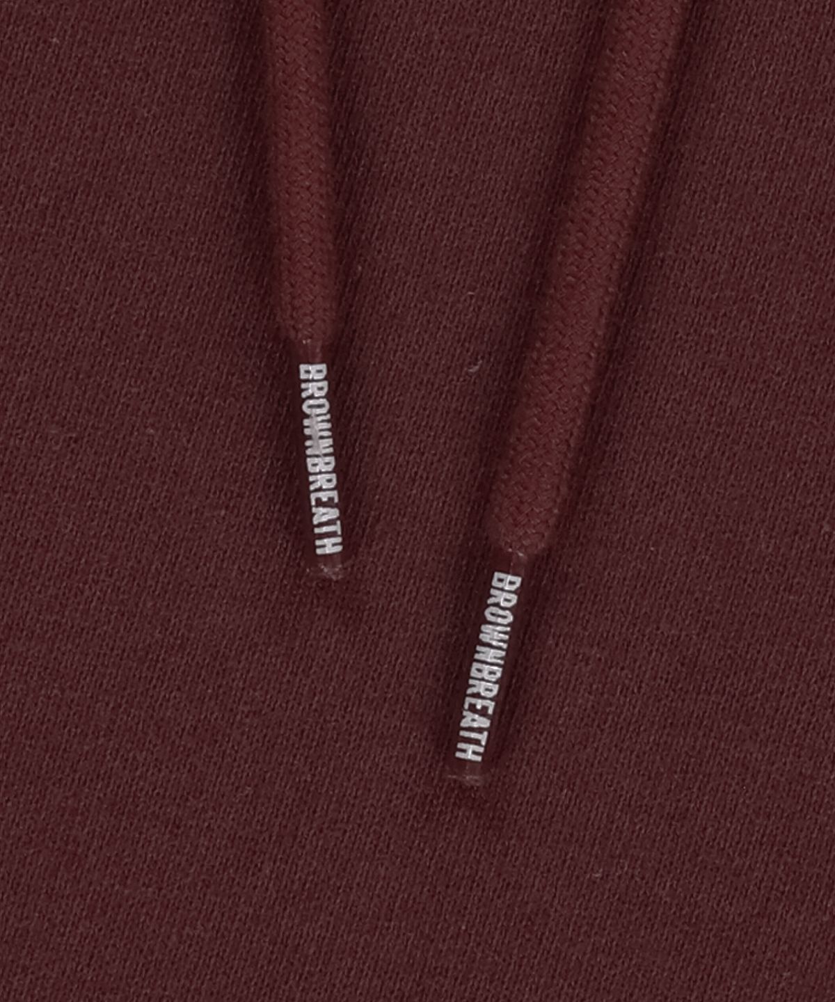 브라운브레스(BROWNBREATH) TAG OG HOODIE - BURGUNDY