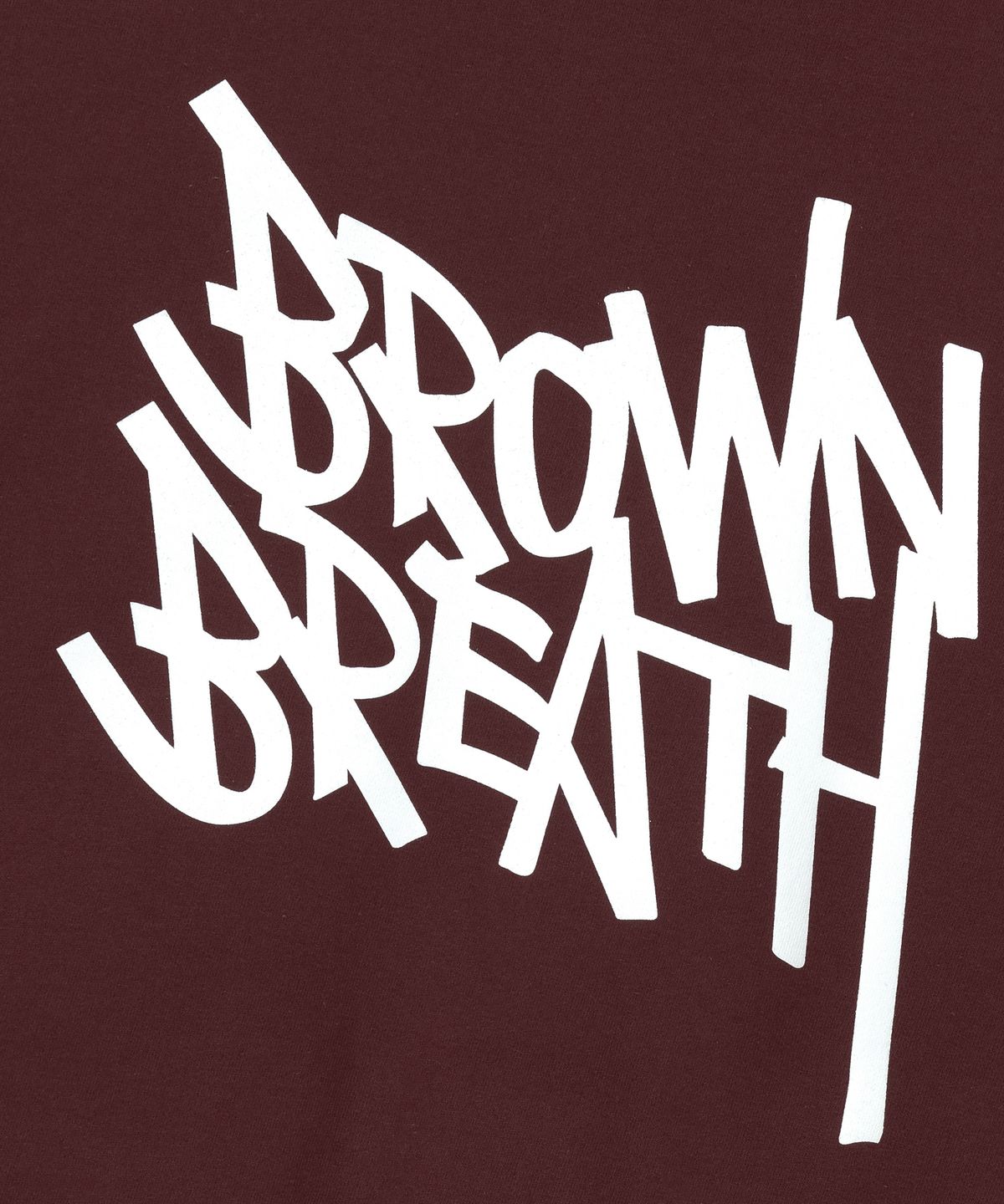 브라운브레스(BROWNBREATH) TAG OG HOODIE - BURGUNDY