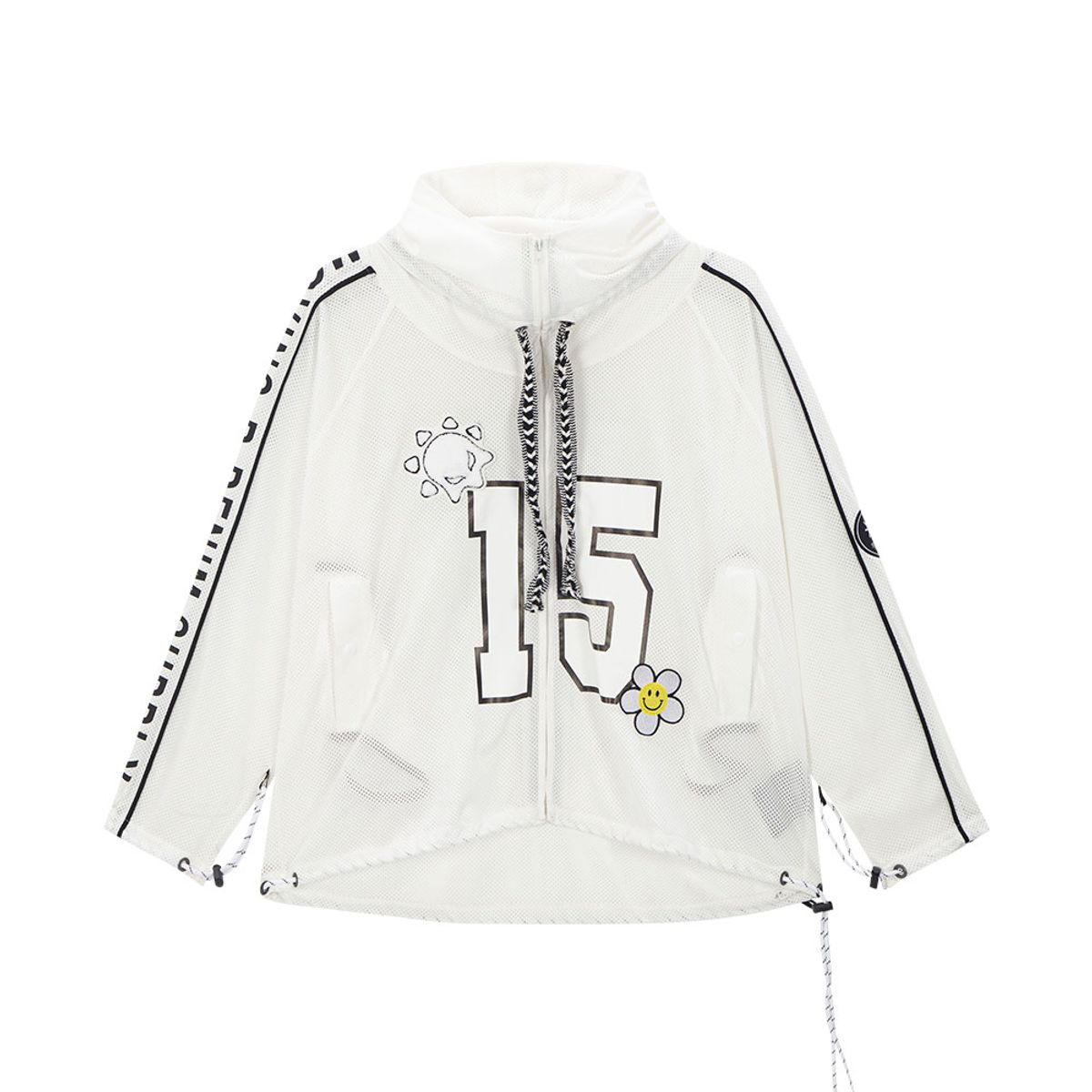 모빈스알(MOVINS.R) CEFIRO(산들바람)MESH JACKET WHITE