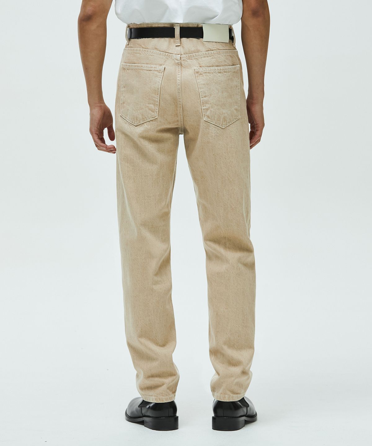 데케트(DECET) Arvind Selvage Regular Straight Jeans DCPT016Sand