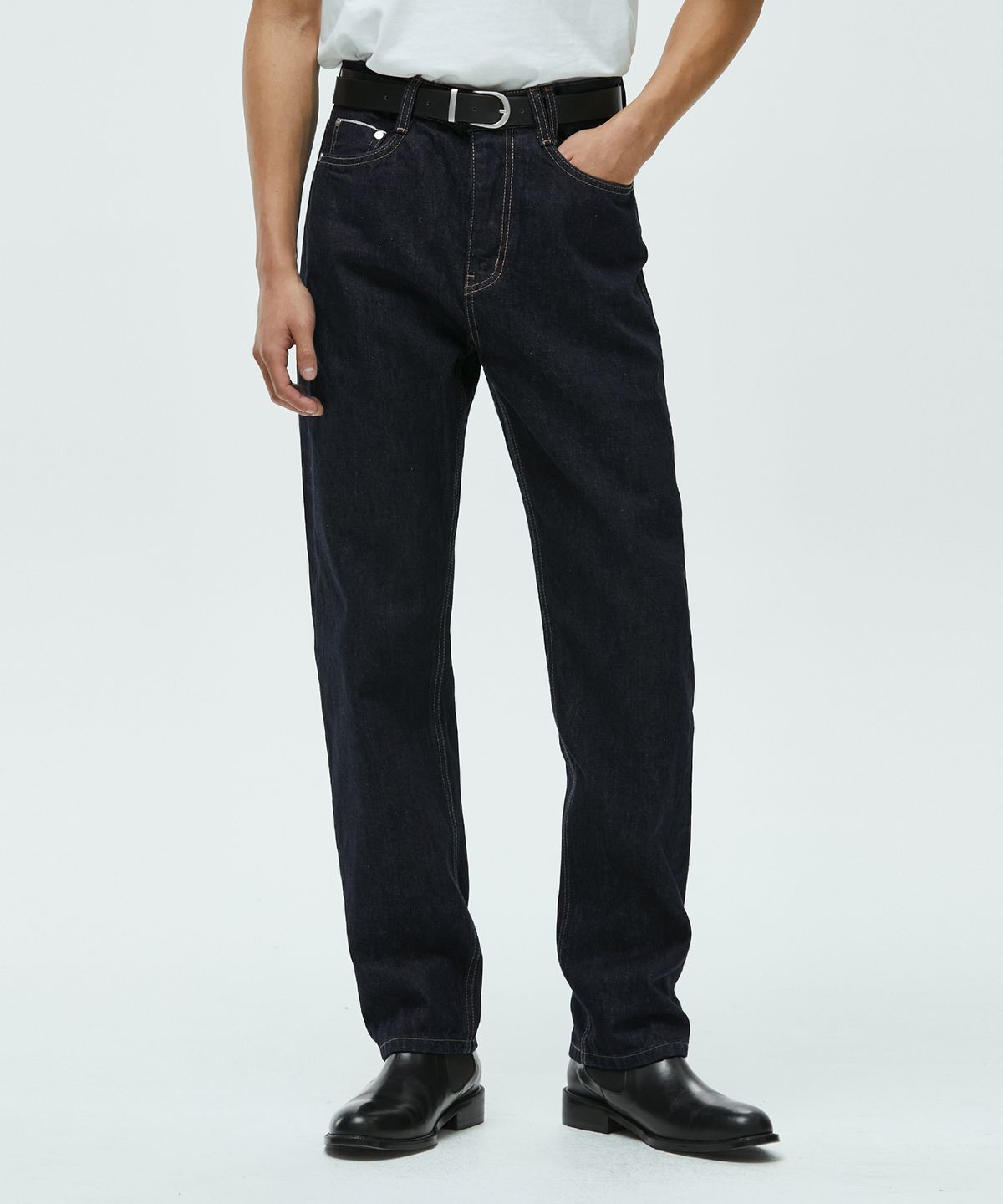 데케트(DECET) Arvind Selvage Regular Straight Jeans DCPT016RawIndigo