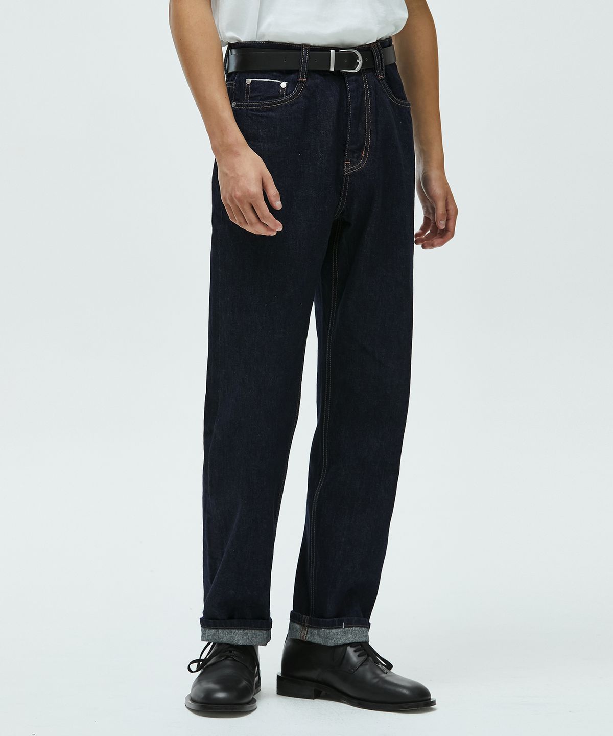 데케트(DECET) Arvind Selvage Regular Straight Jeans DCPT016RawIndigo