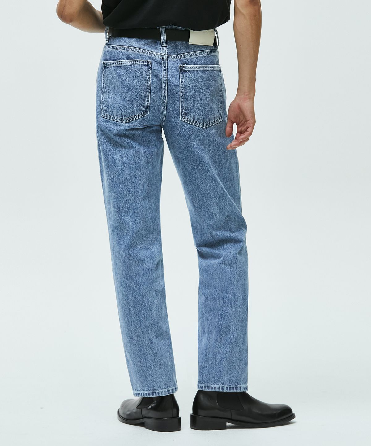 데케트(DECET) Essential Regular Straight Jeans DCPT012LightBlue