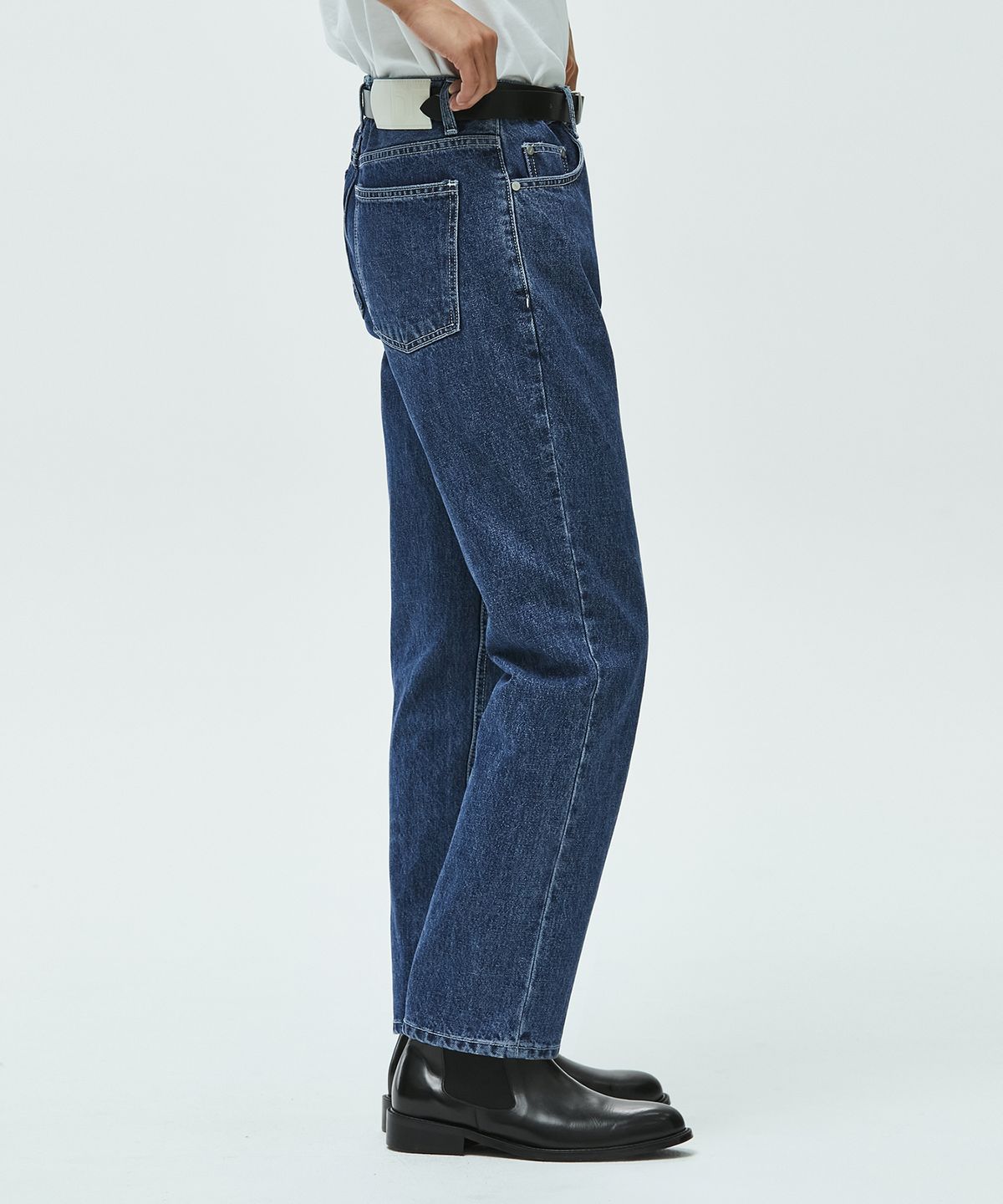 데케트(DECET) Essential Regular Straight Jeans DCPT012Blue