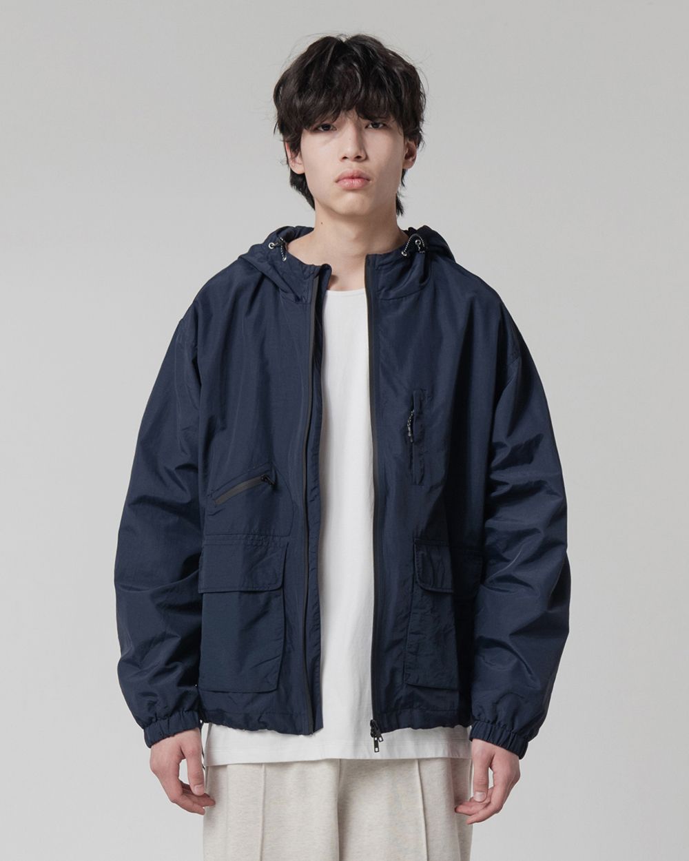 【DIMITRI BLACK】 Authentic Hooded Windbreaker Jacket MUSINSA | DIMITRI BLACK ASI 2WAY Authentic Hood Windbreaker