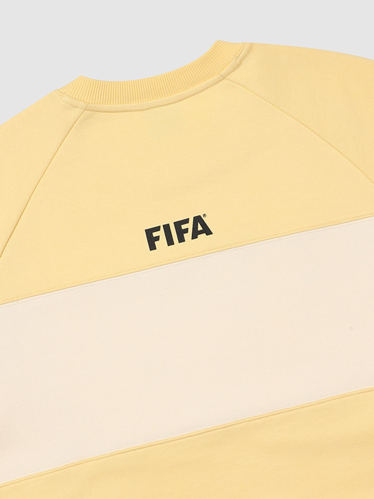 피파 1904(FIFA 1904) 컬러블록 스웻셔츠 옐로우(FF24MR13U_420)