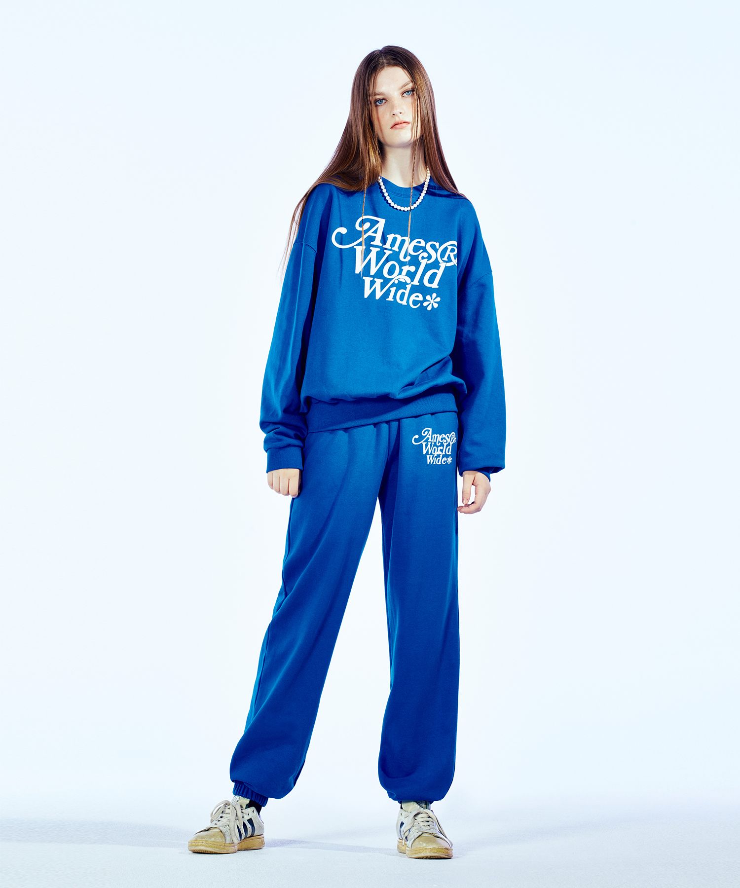 ★AMES-WORLDWIDE★SIGNATURE LOGO SWEATPANTS BLUE★正規品 MUSINSA | AMES-WORLDWIDE SIGNATURE LOGO SWEATPANTS BLUE