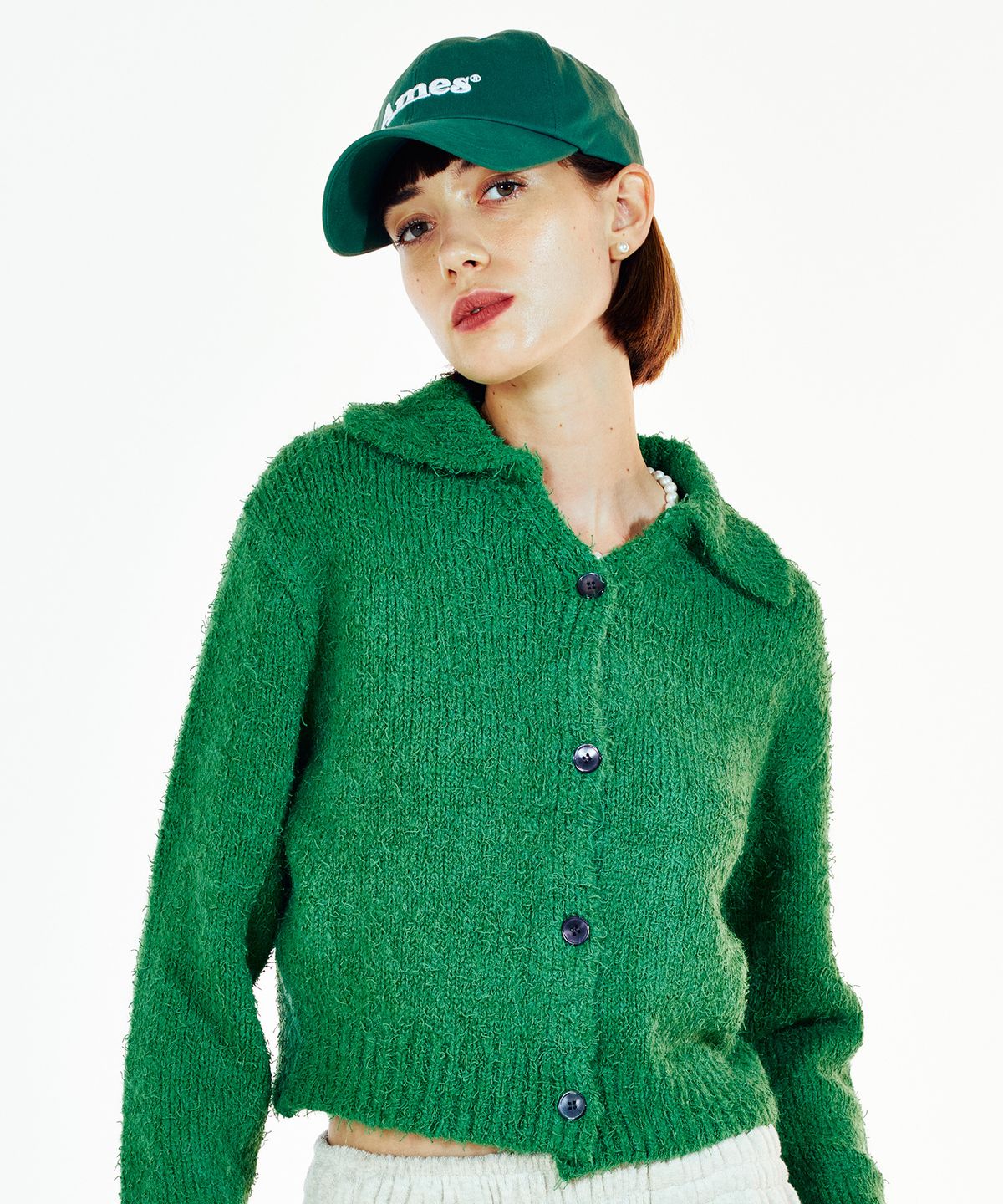아메스 월드와이드(AMES-WORLDWIDE) BASIC LOGO BALL CAP GREEN